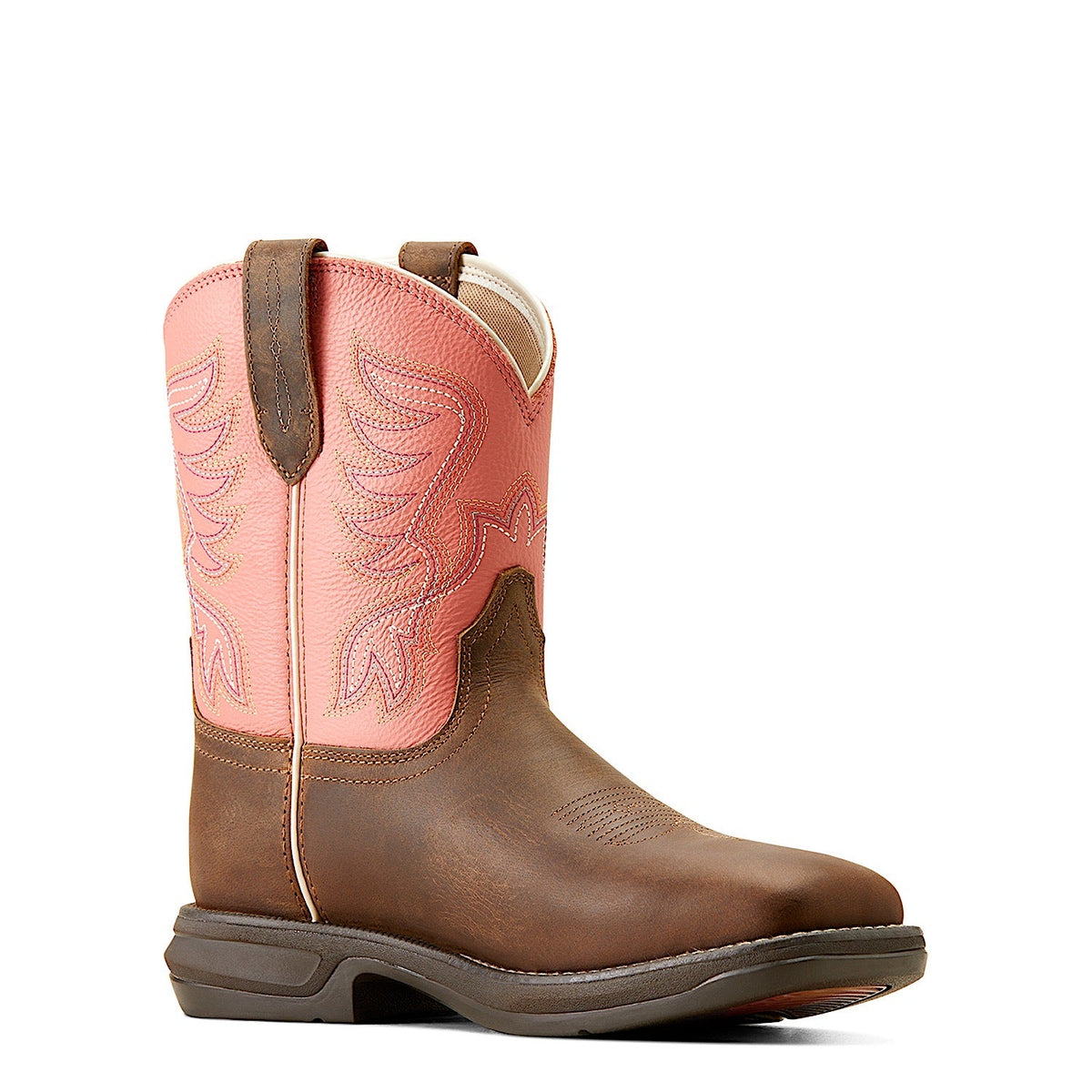 Ariat Women’s Anthem Shortie Western Boot Myra Honey Bee/Cosmic Coral