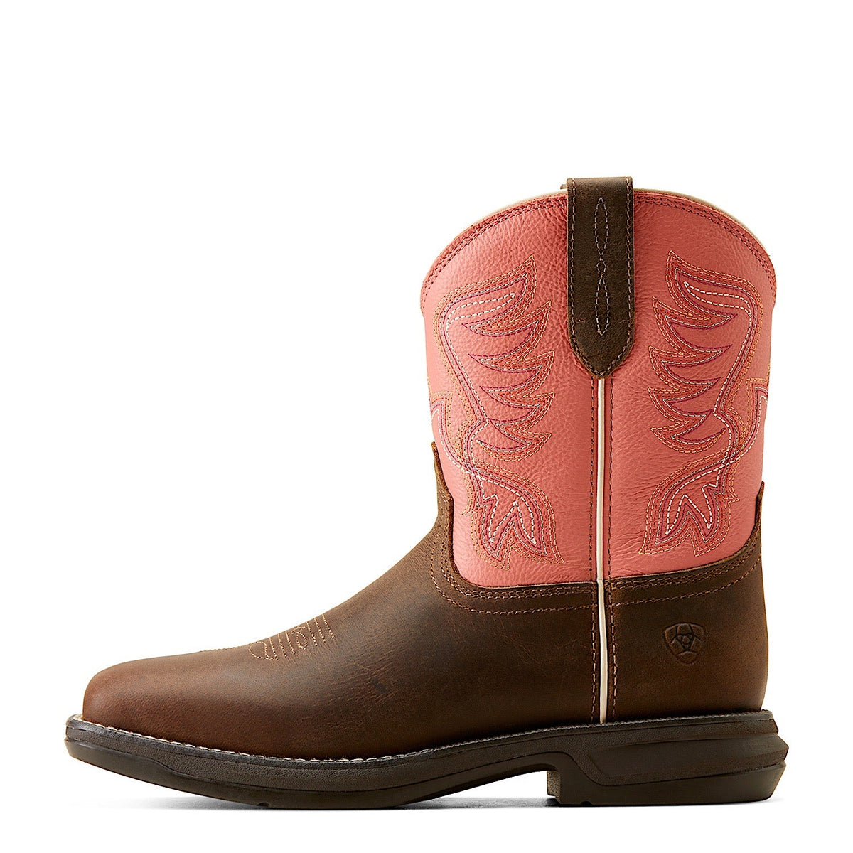 Ariat Women’s Anthem Shortie Western Boot Myra Honey Bee/Cosmic Coral