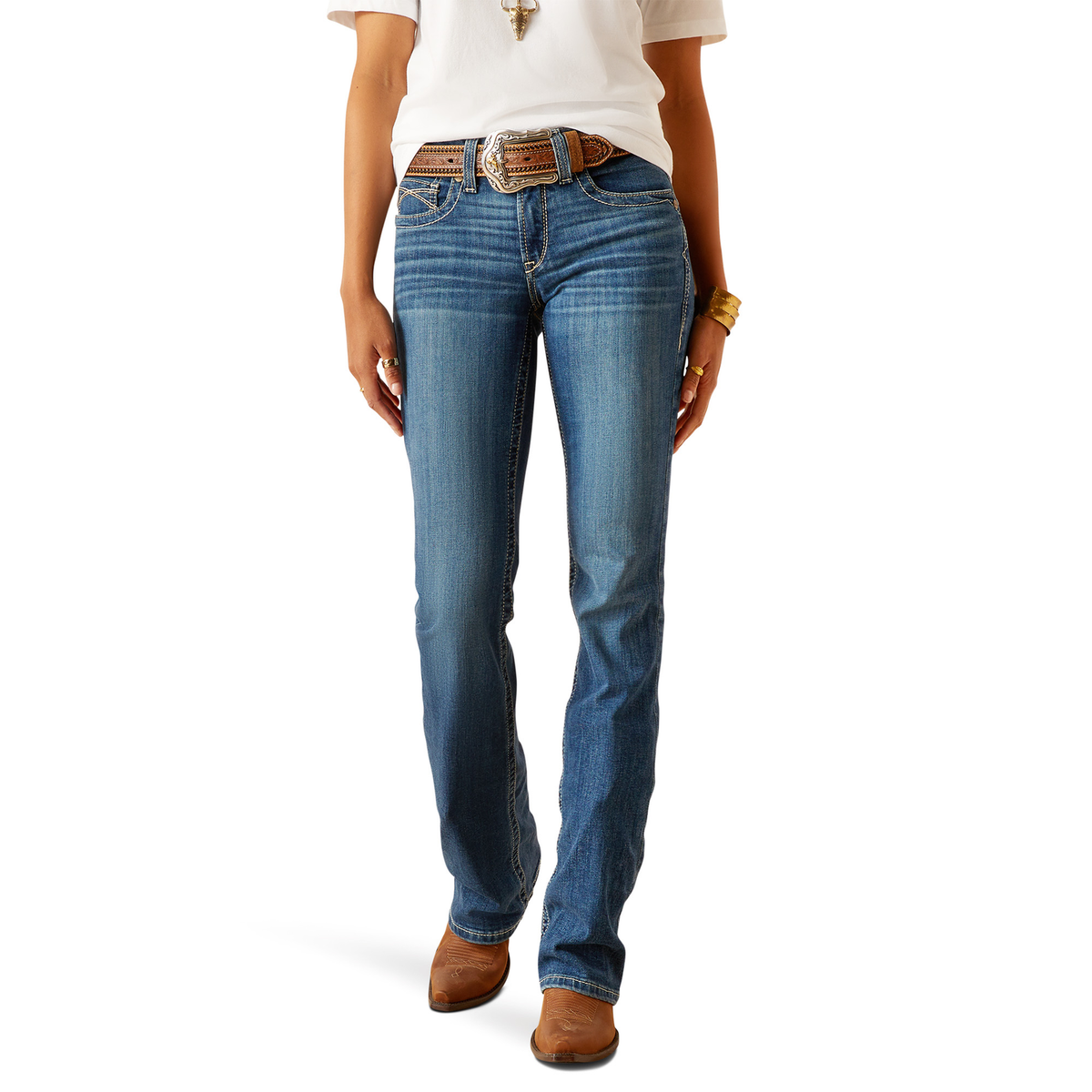 Ariat Women’s Arrow Perfect Rise Boot Cut Jean - Alina Vermont