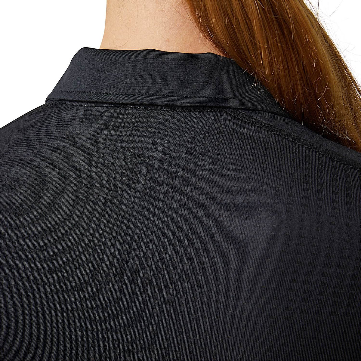 Ariat Womens Bandera 1/4 Zip S/S Polo Black - Ariat Womens Tops