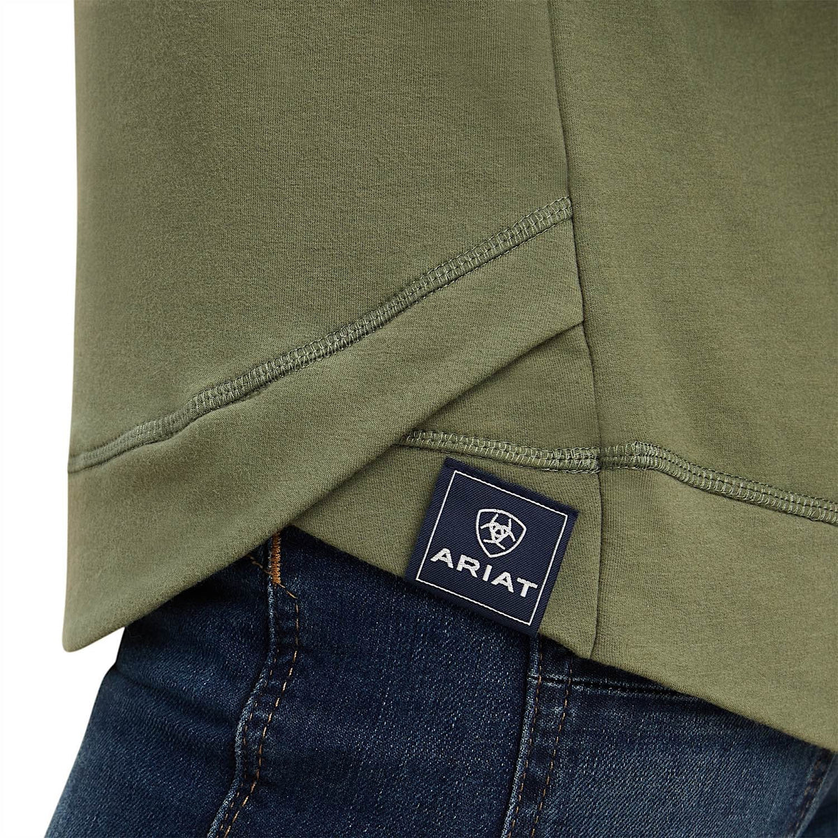 Ariat Womens Benicia Sweatshirt Four Leaf Clover - Ariat Womens Hoodies