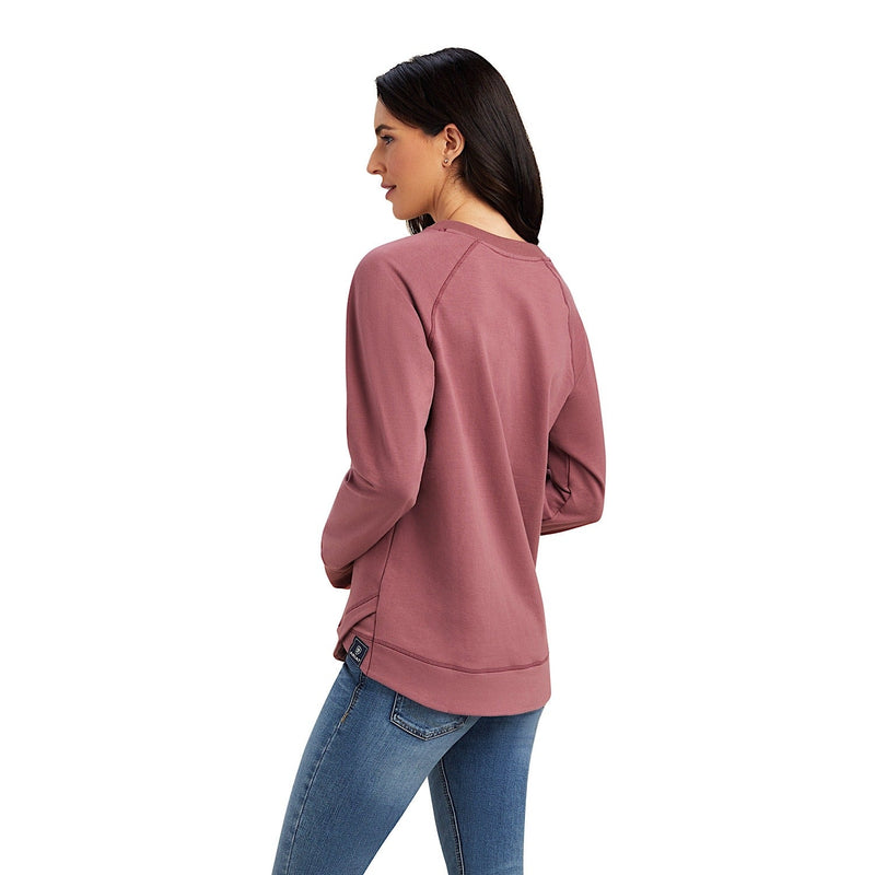 Ariat Womens Benicia Sweatshirt Four Wild Ginger - Ariat Womens Hoodies