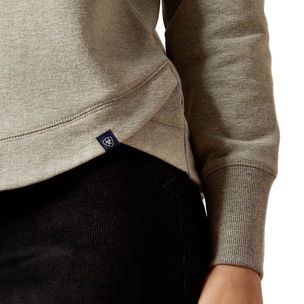 Ariat Women’s Benicia Sweatshirt - Heather Grey - Ariat Womens Tops