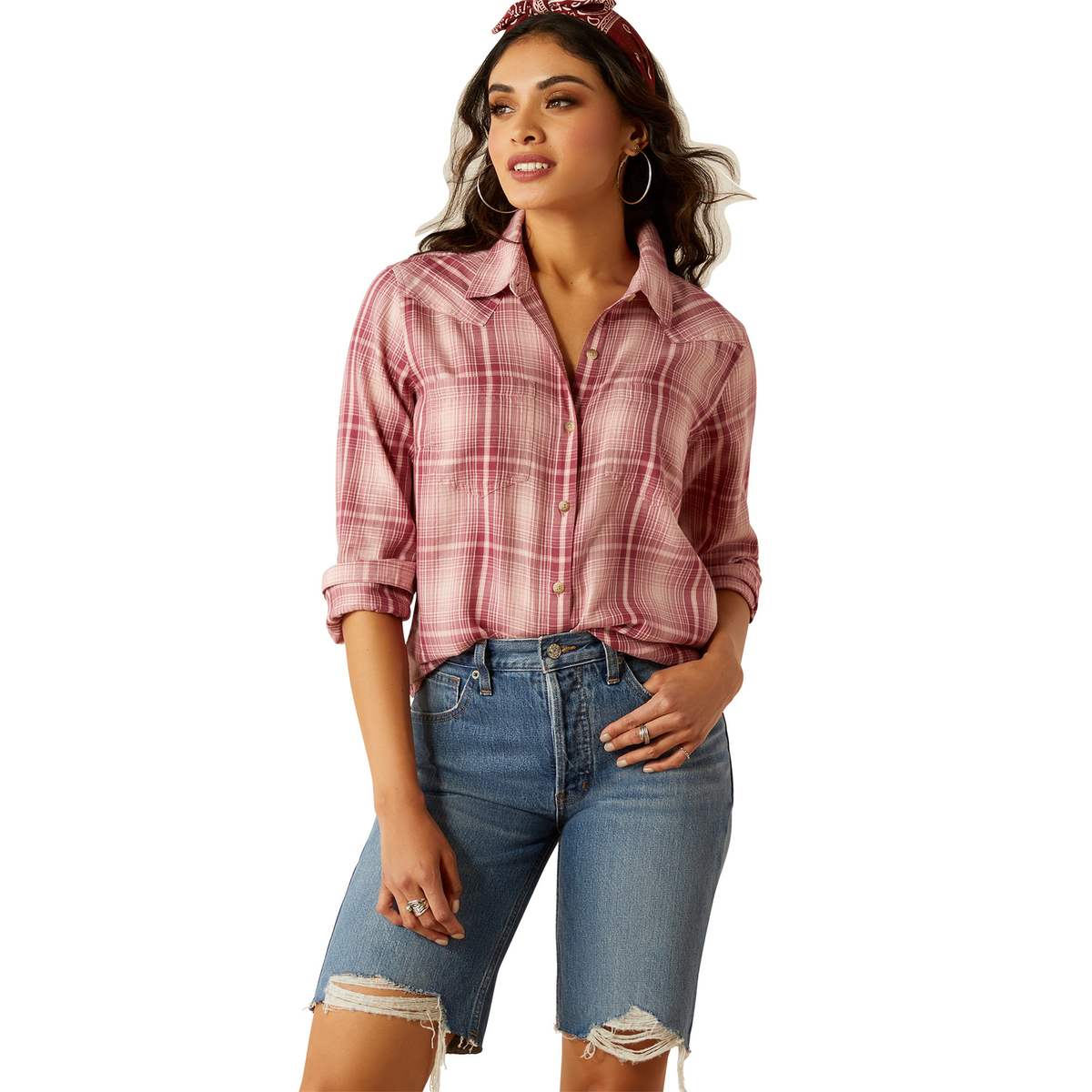 Ariat Women’s Billie Jean Shirt - Delilah Plaid