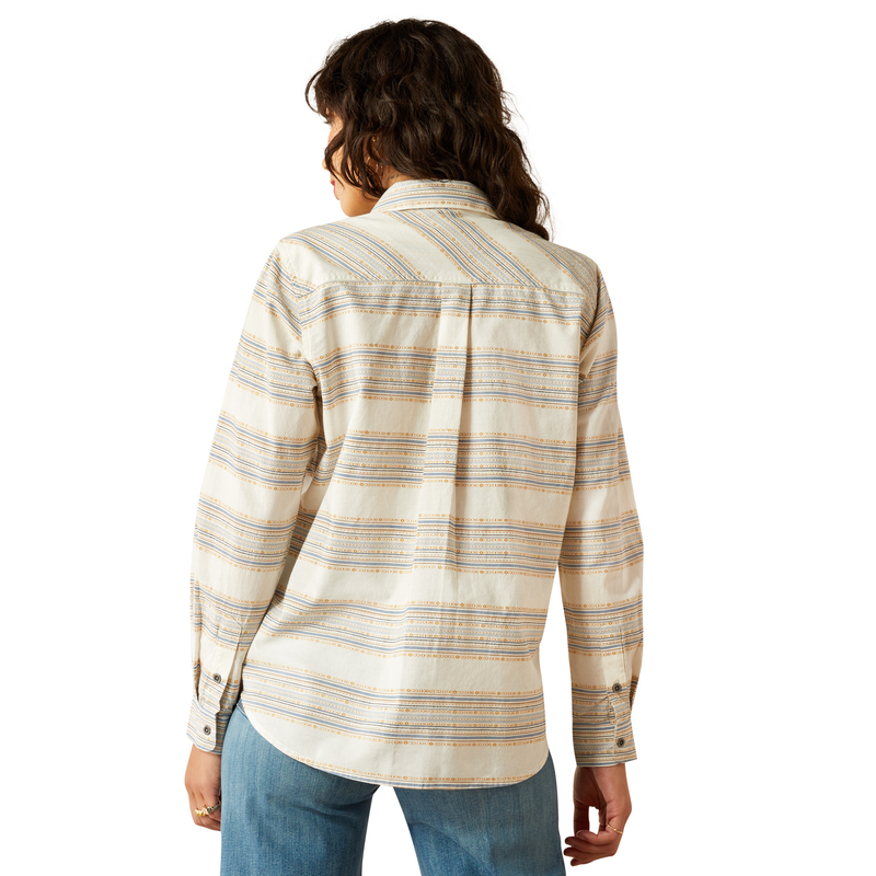 Ariat Womens Billie Jean Shirt - Mustard Jaquard