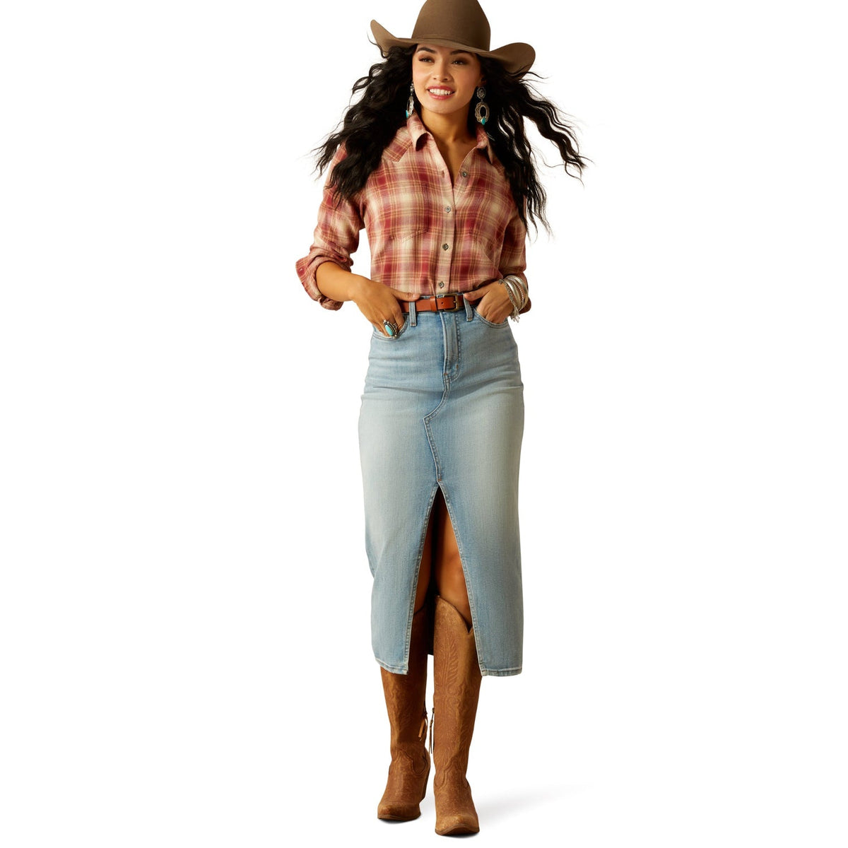 Ariat Women’s Billie Jean Shirt - Nora Plaid