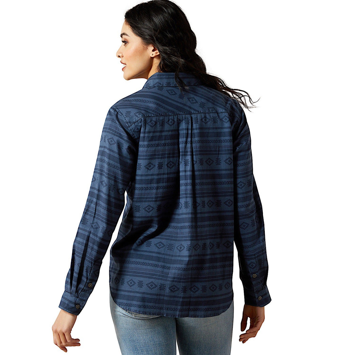 Ariat Women’s Billie Jean Shirt - Vintage Indigo Southwest