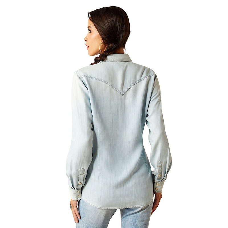 Ariat Women’s Blues Shirt - Bleached Chambray