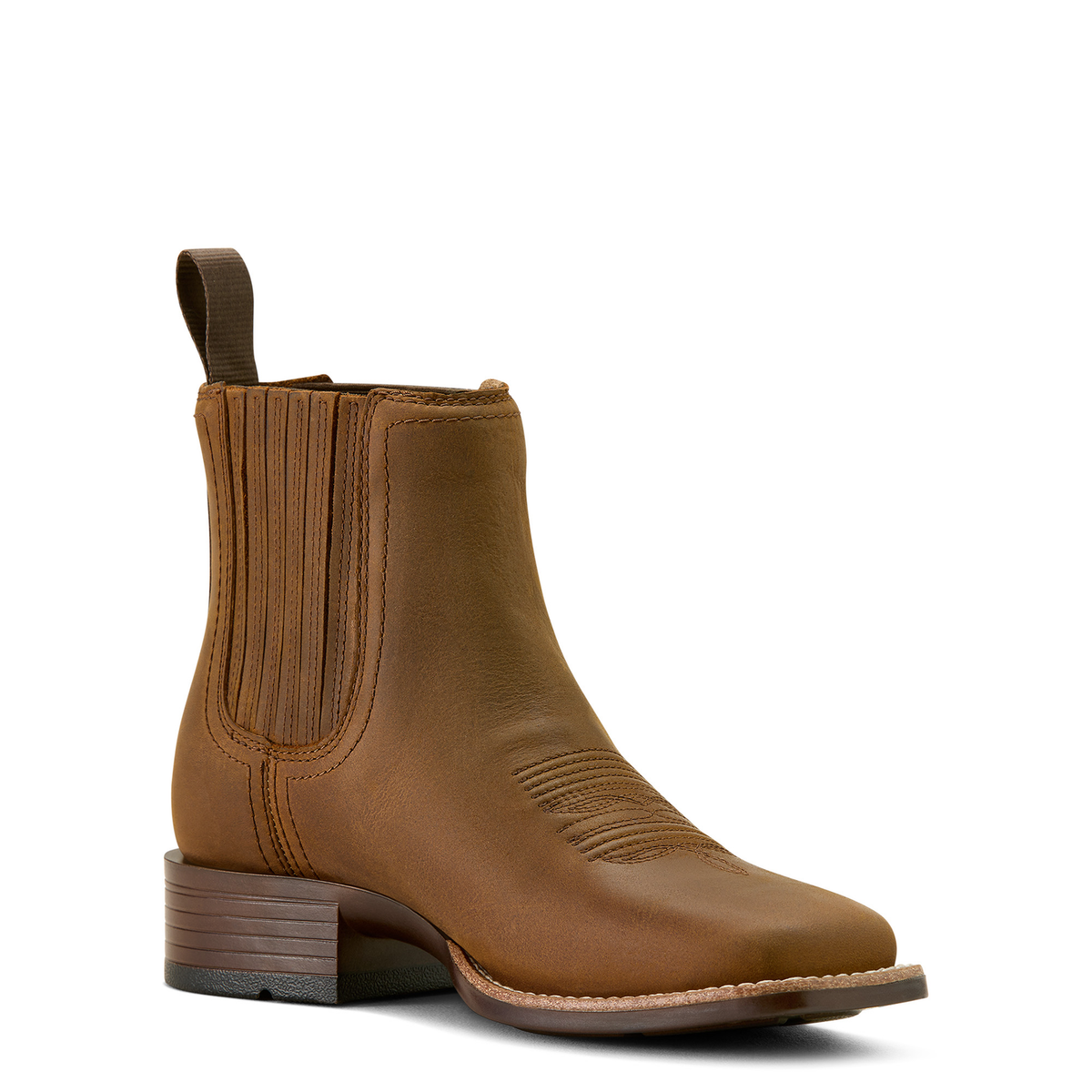 Ariat Womens Booker Chelsea Western Boot - Distressed Brown