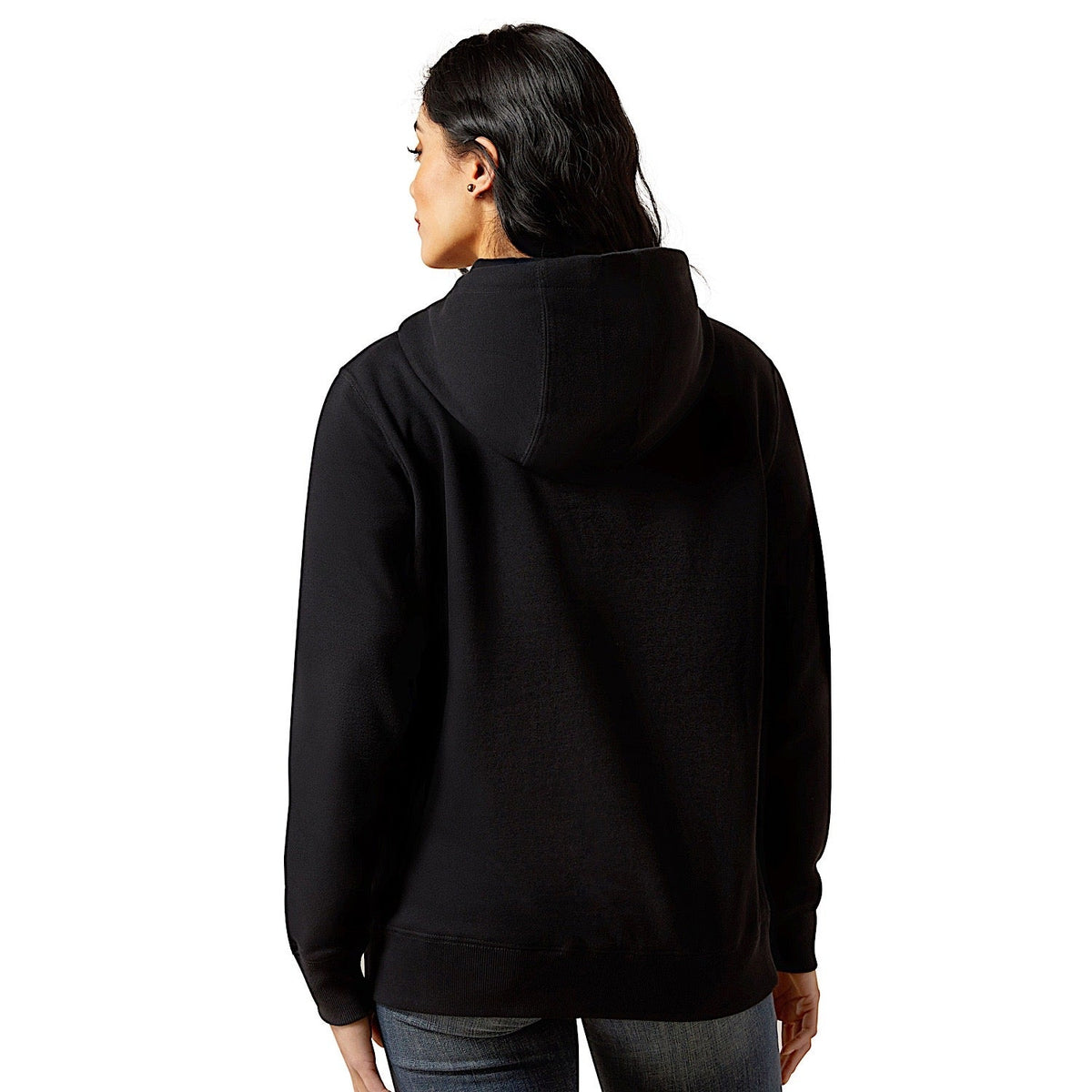 Ariat Womens Booted Logo Hoodie - Black