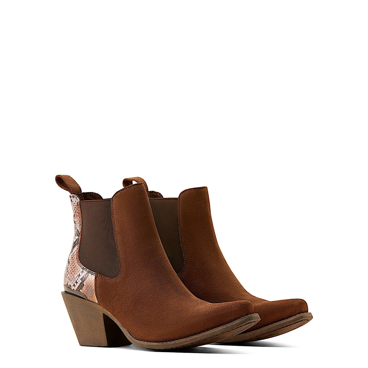 Ariat Women’s Bradley Heeled Ankle Boot Coffee Suede