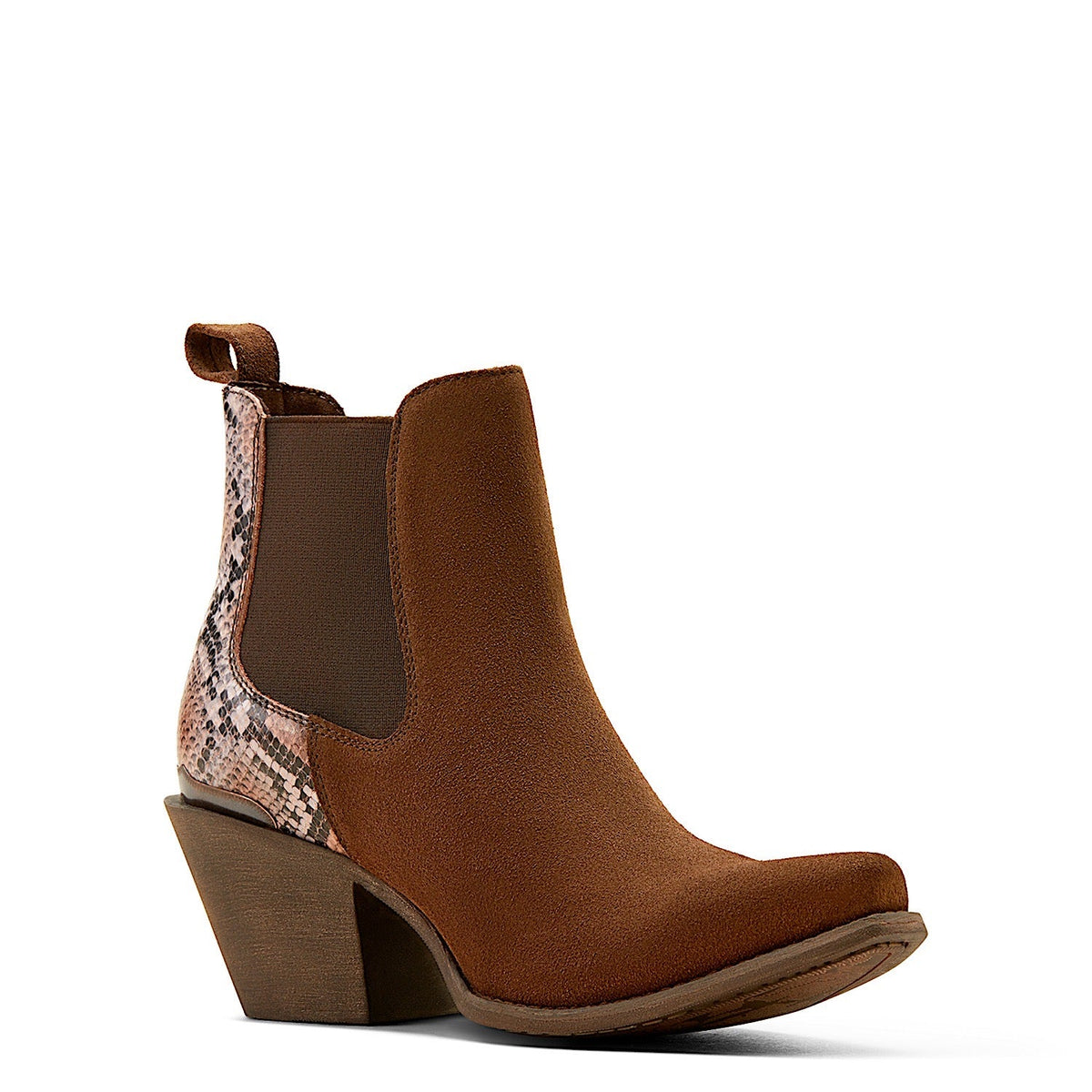 Ariat Women’s Bradley Heeled Ankle Boot Coffee Suede