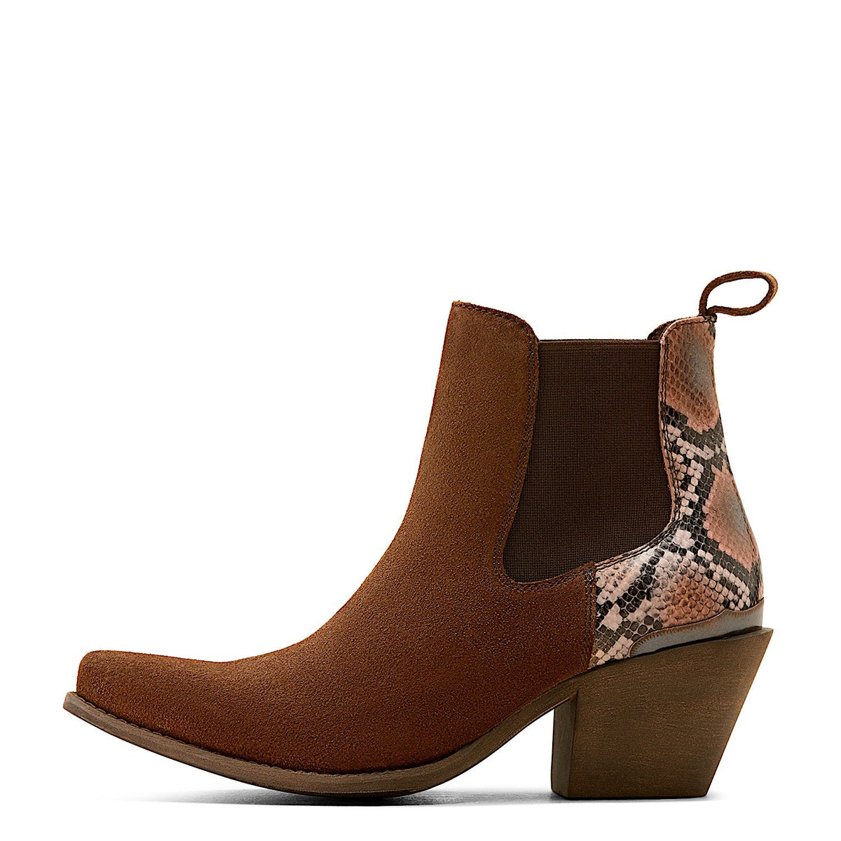 Ariat Women’s Bradley Heeled Ankle Boot Coffee Suede