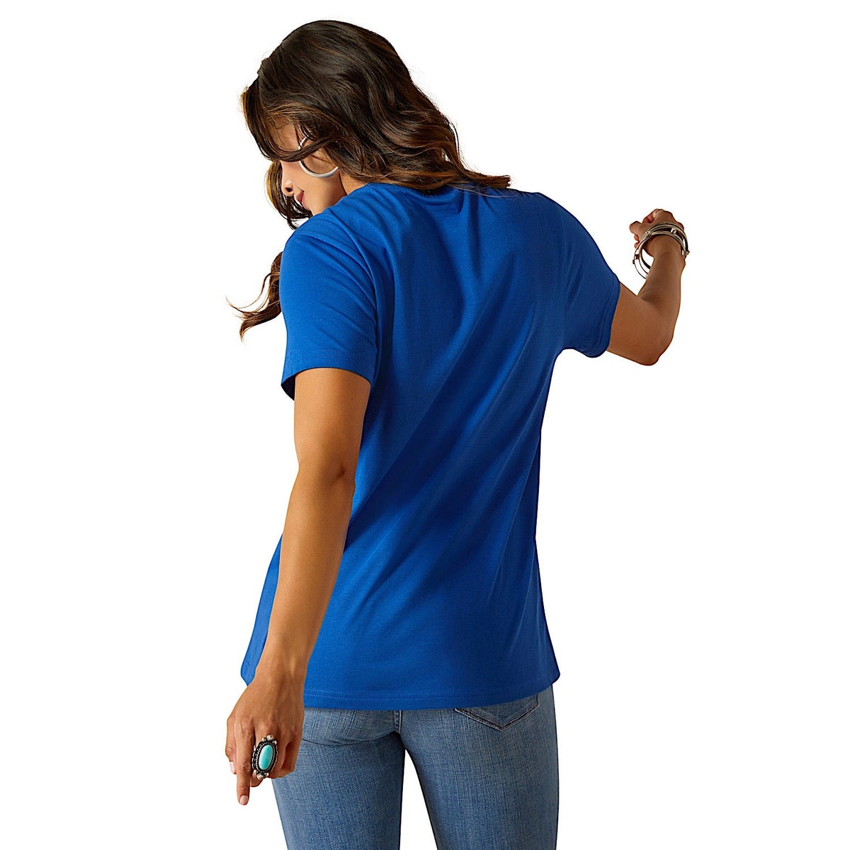 Ariat Women’s Buffalo T-Shirt - Surf The Web - Ariat Womens Tops