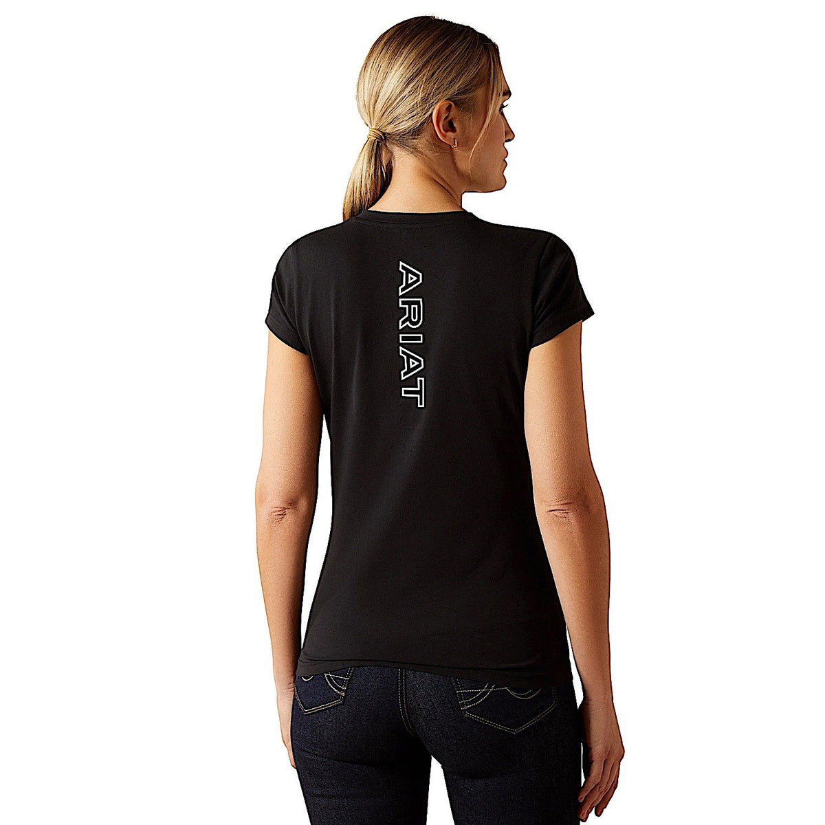 Ariat Womens BV Logo T-Shirt - Black