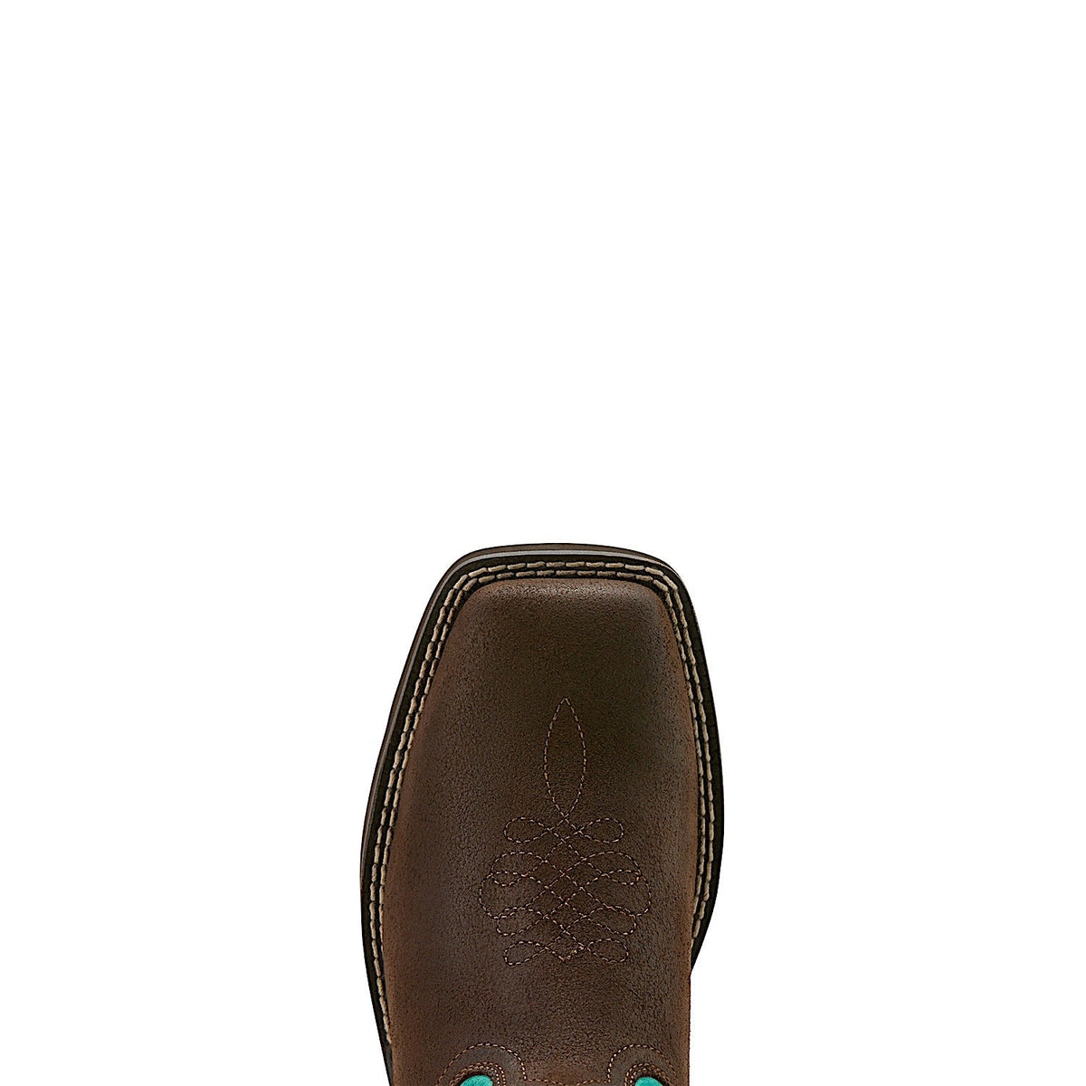 Ariat Women’s Callie Western Boot - Worn Hickory/Distressed Turquoise