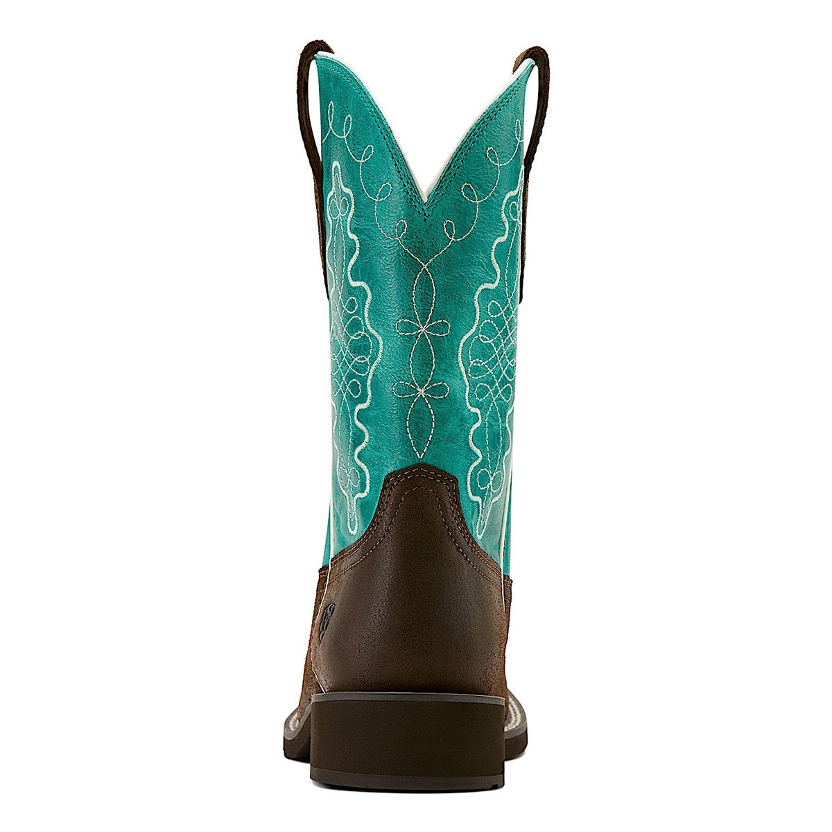 Ariat Women’s Callie Western Boot - Worn Hickory/Distressed Turquoise