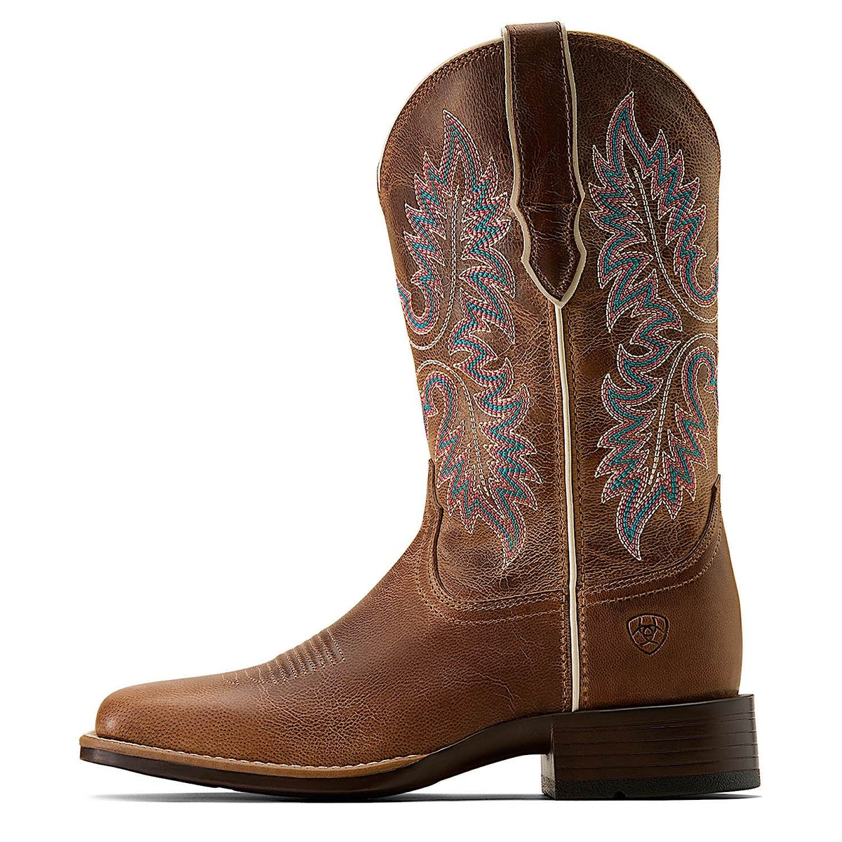 Ariat Women’s Canyon Point Wide Square Toe Western Boot - Mesa Brown