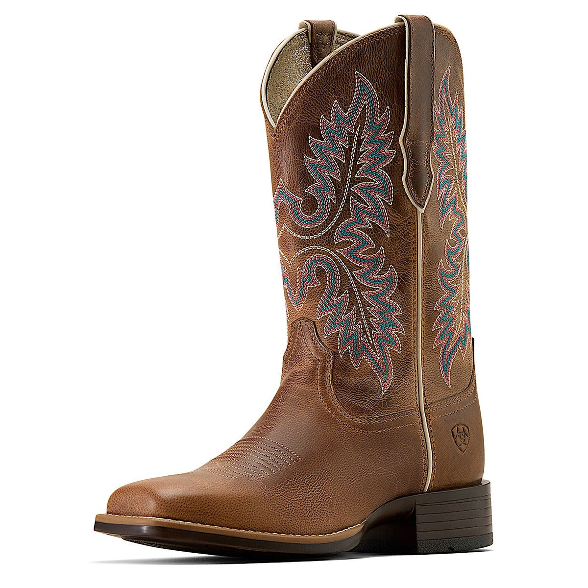 Ariat Women’s Canyon Point Wide Square Toe Western Boot - Mesa Brown