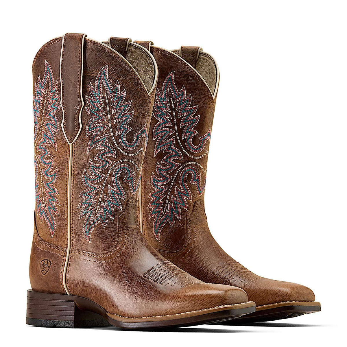 Ariat Women’s Canyon Point Wide Square Toe Western Boot - Mesa Brown