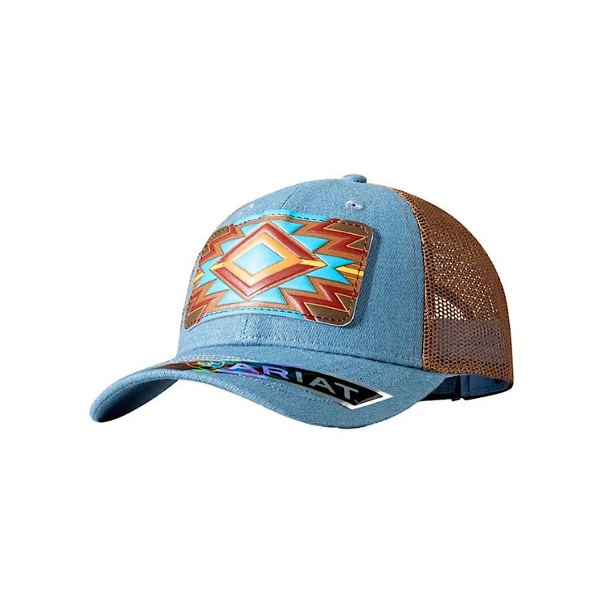 Ariat Womens Cap Leather Patch - Denim