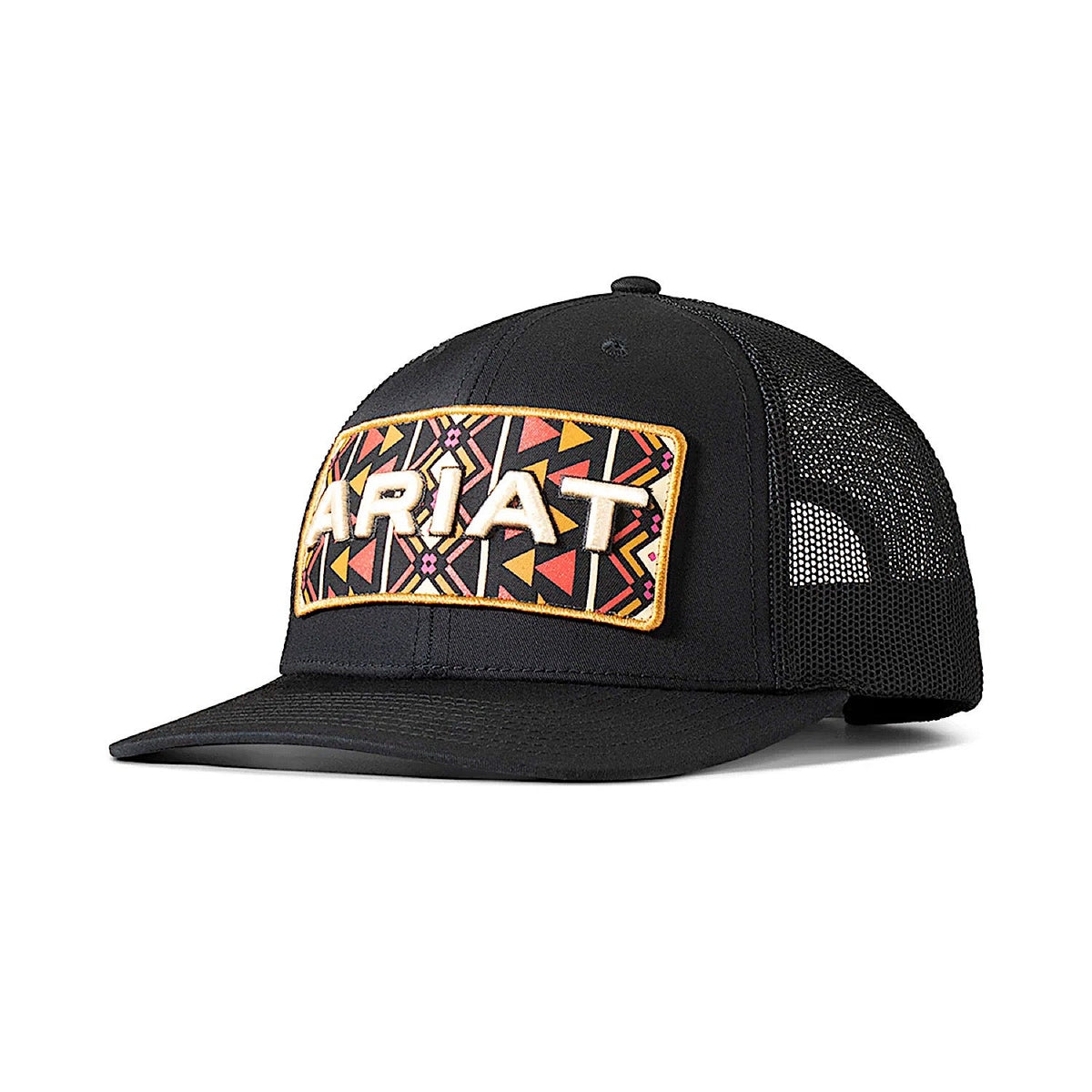 Ariat Womens Cap Southwestern Print Patch - Black