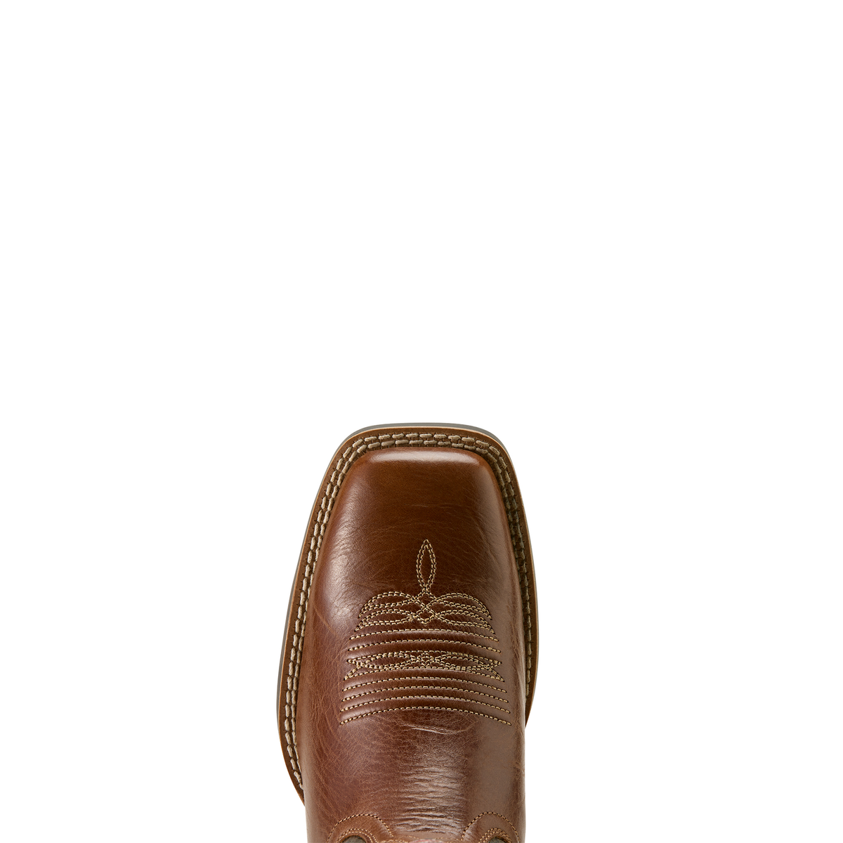 Ariat Womens Captivate Wide Square Toe Western Boot - Dark Tan/Titanium