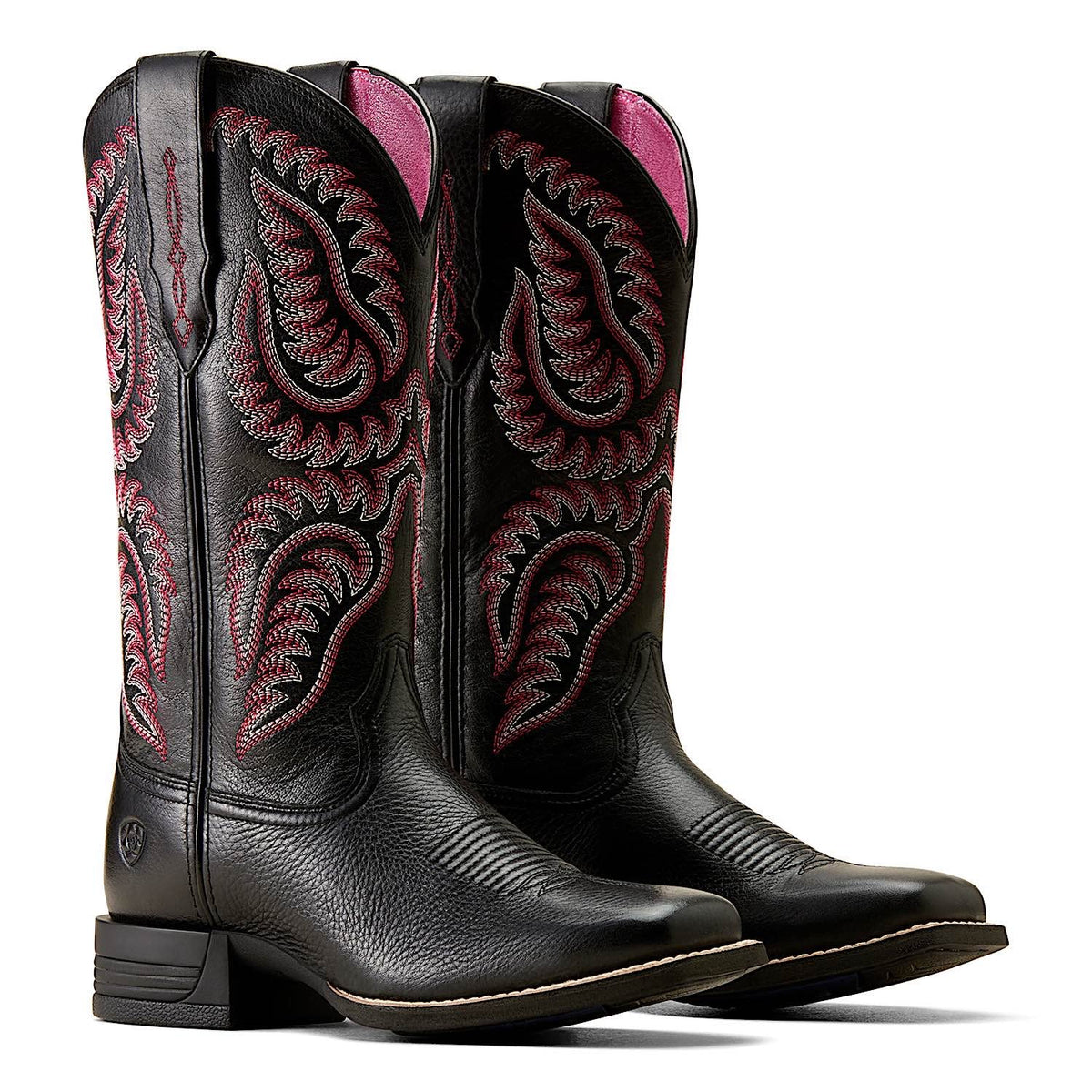Ariat Women’s Cattle Caite Steretchfit Boot Black Deertan / Madison Avenue