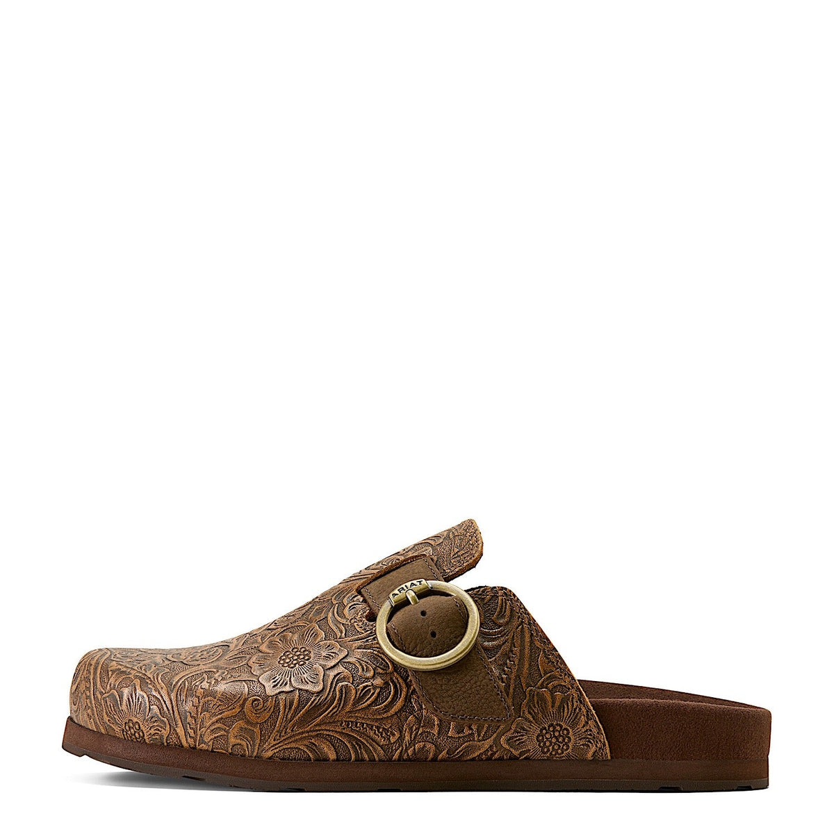 Ariat Womens Country Mule - Brown Floral Emboss