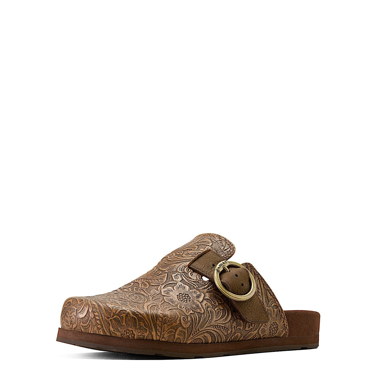 Ariat Womens Country Mule - Brown Floral Emboss