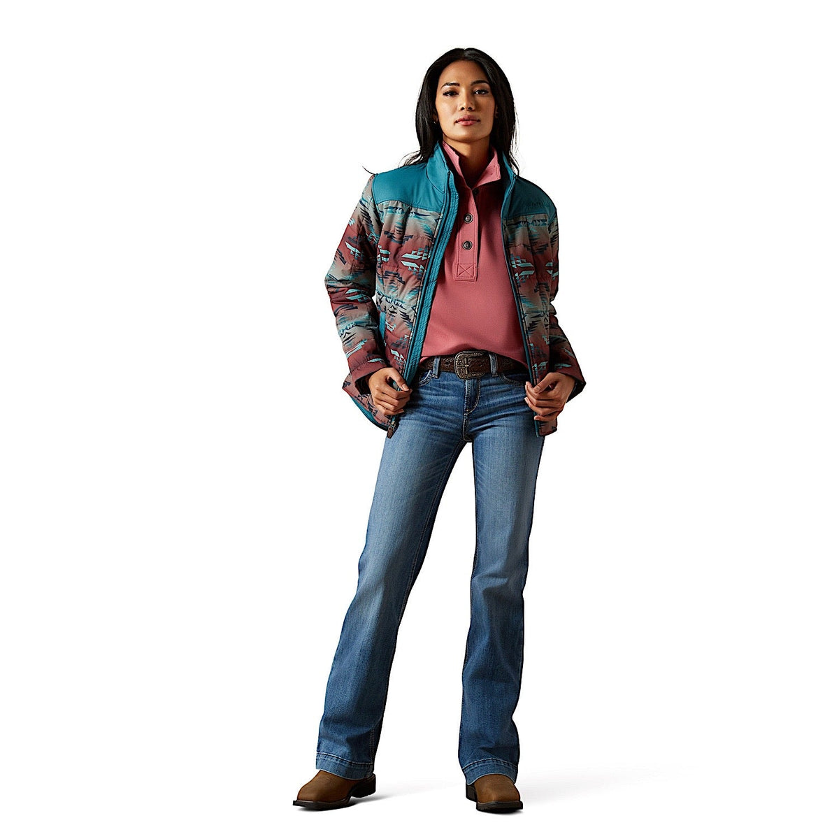 Ariat Womens Crius Insulated Jacket - Dragonfly/Inez Blanket Print