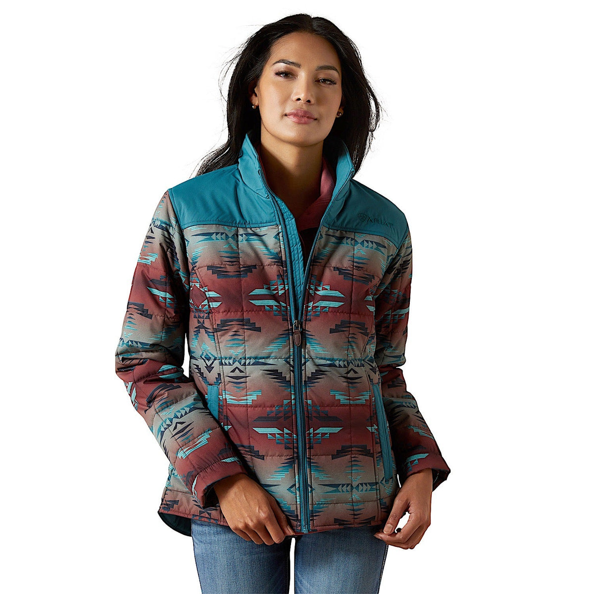 Ariat Womens Crius Insulated Jacket - Dragonfly/Inez Blanket Print