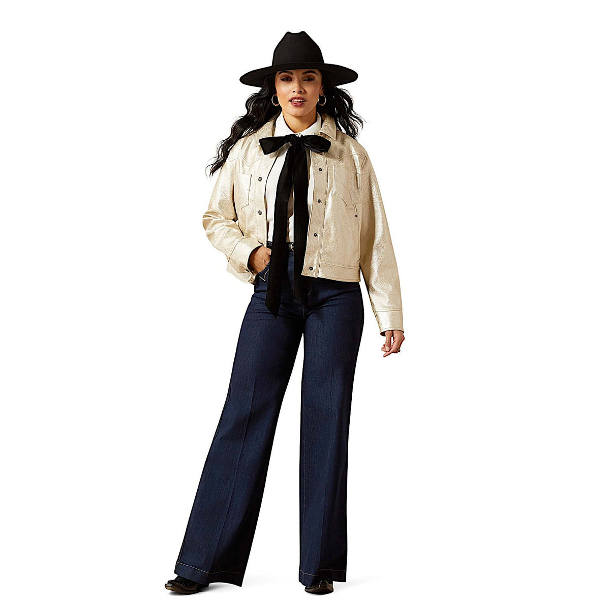 Ariat Women’s Cropped Jacket - Gold
