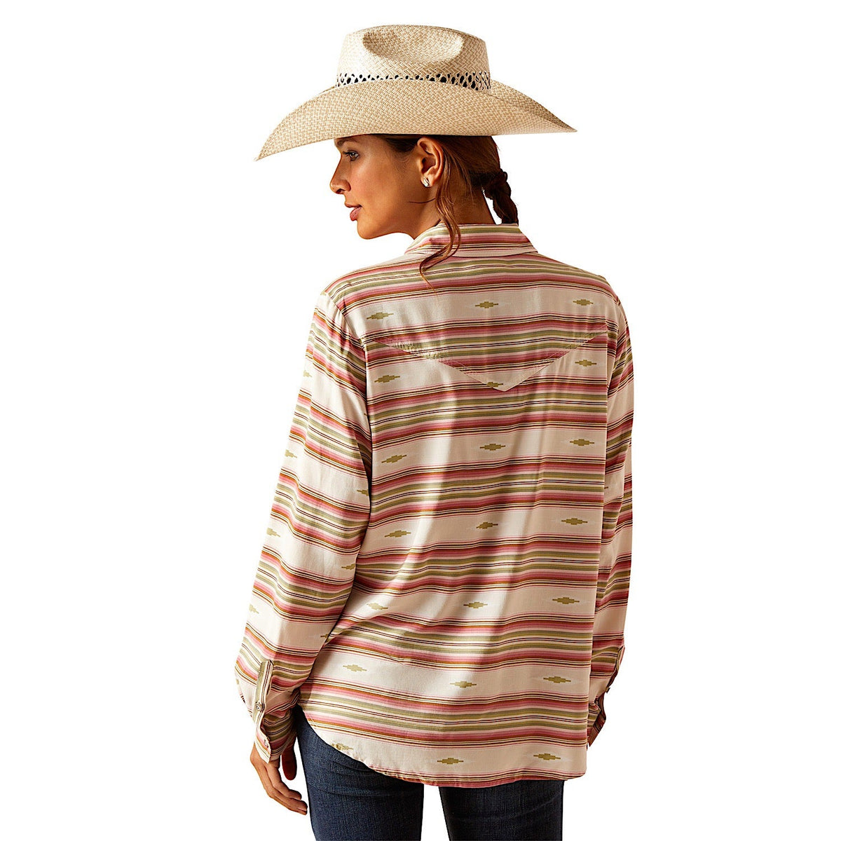 Ariat Women’s Crowheart Shirt - Desert Serape - Ariat Womens Tops