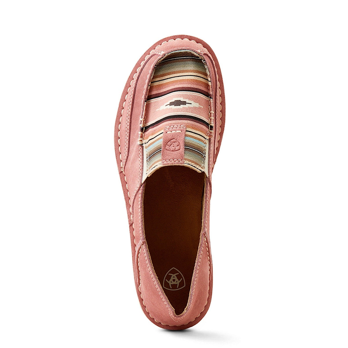Ariat Women’s Cruiser Azalea Suede/Baby Pink Serape