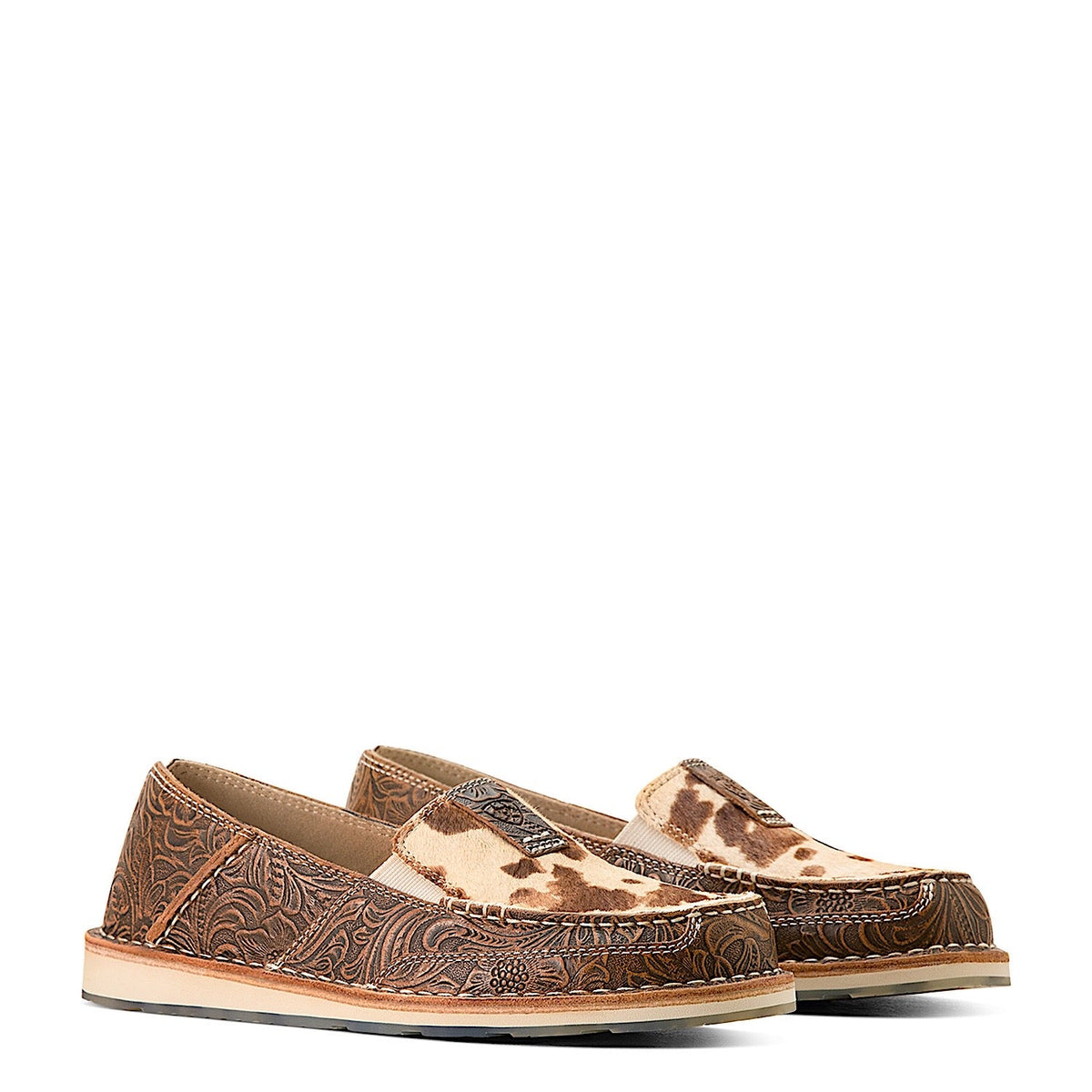 Ariat Women’s Cruiser Tan Floral Emboss Tan White