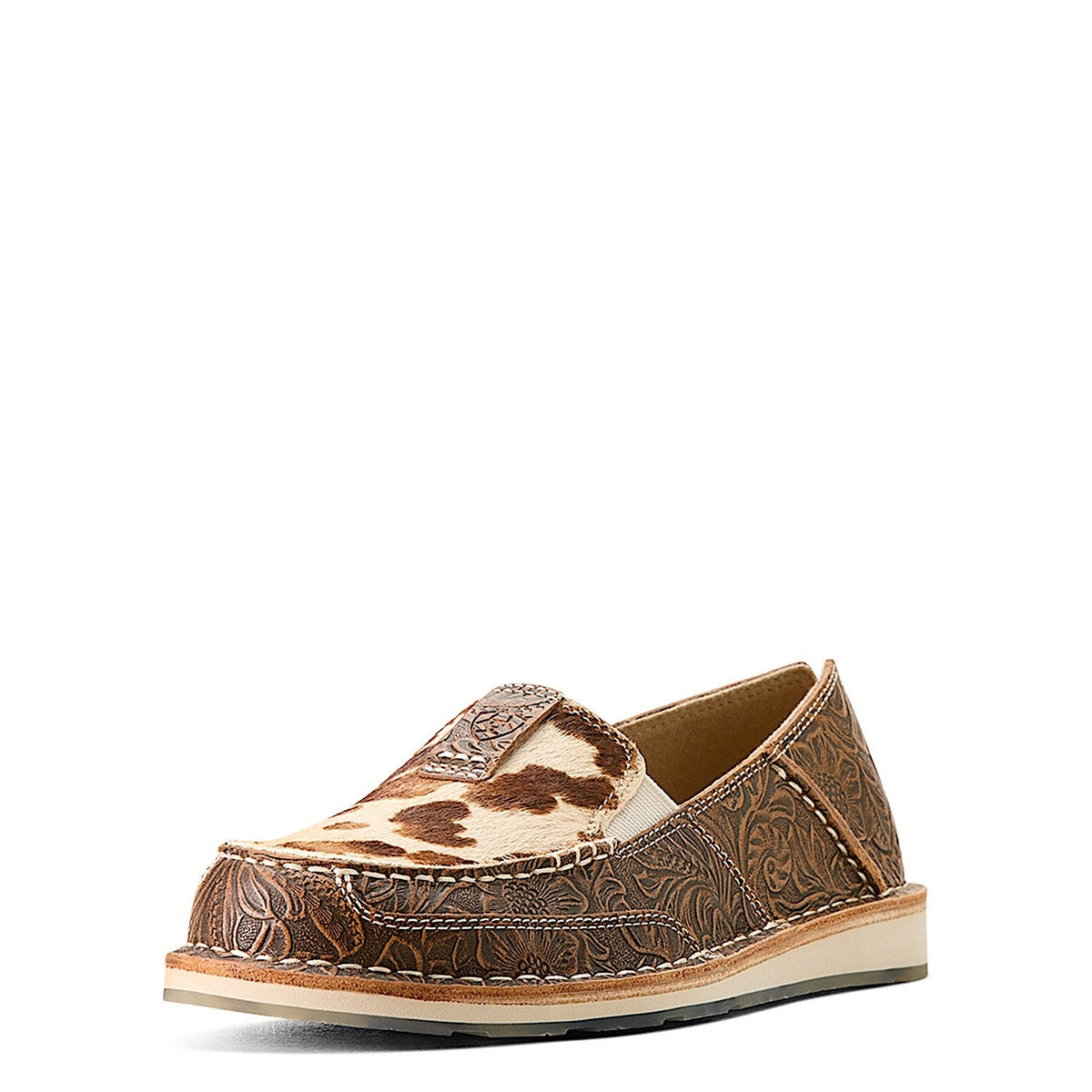 Ariat Women’s Cruiser Tan Floral Emboss Tan White