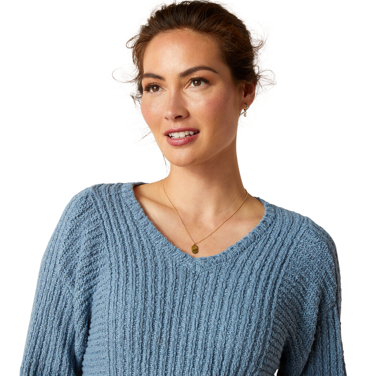 Ariat Women’s Daneway Sweater - Blue Shadow - Ariat Womens Tops
