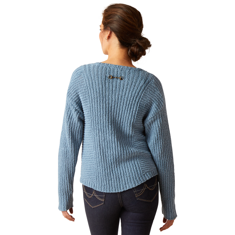 Ariat Women’s Daneway Sweater - Blue Shadow - Ariat Womens Tops