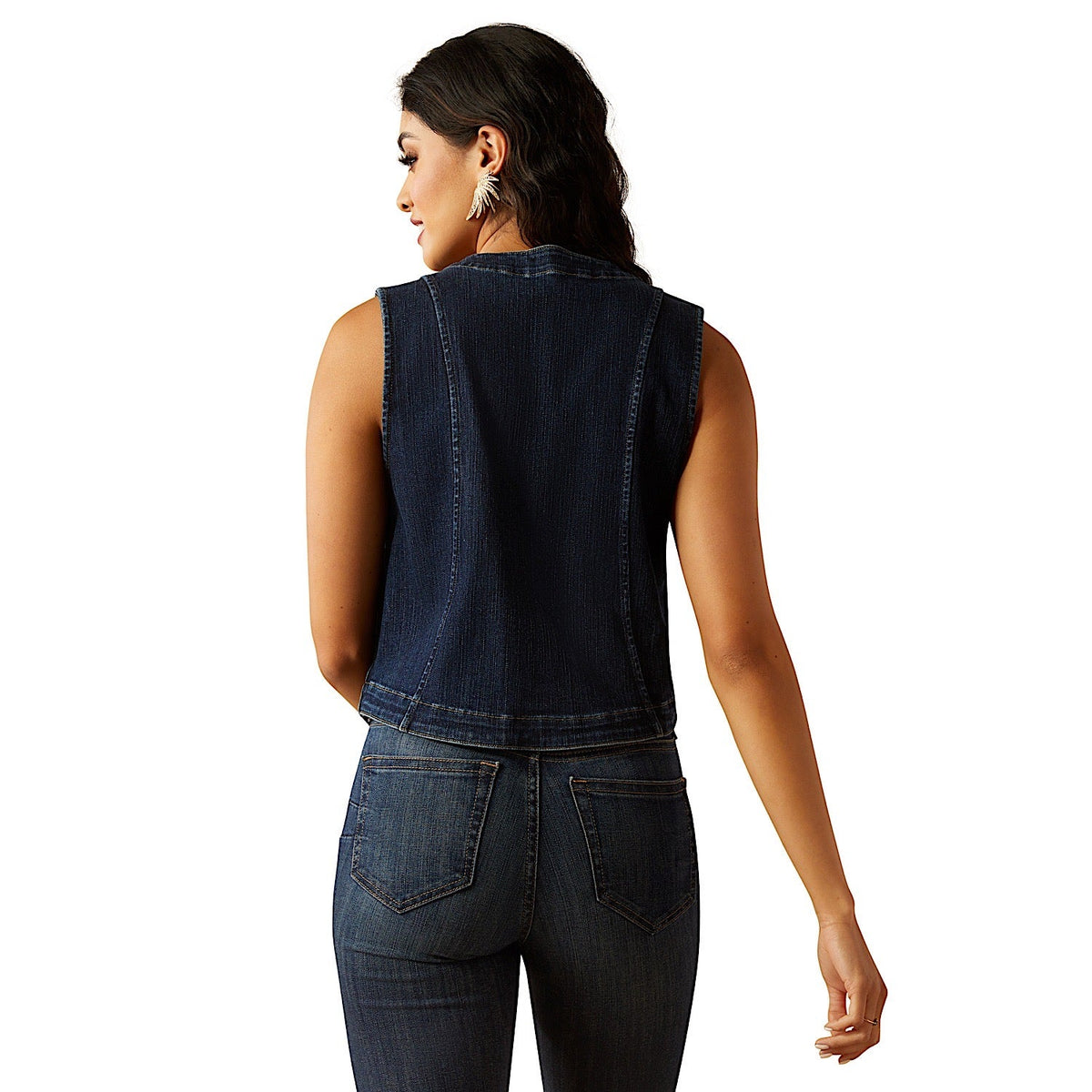 Ariat Women’s Denim Tailored Vest - Midnight