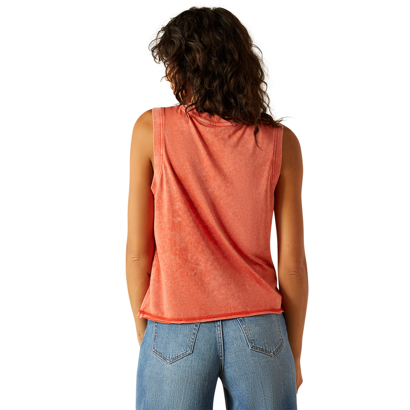 Ariat Womens Desert Club Tank - Chili