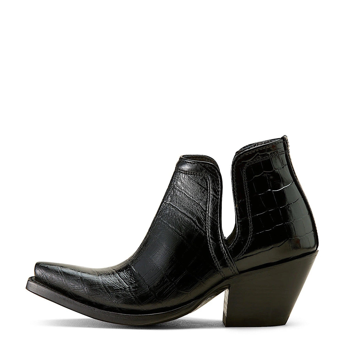 Ariat Womens Dixon Bootie - Luxe Caviar Croc Print