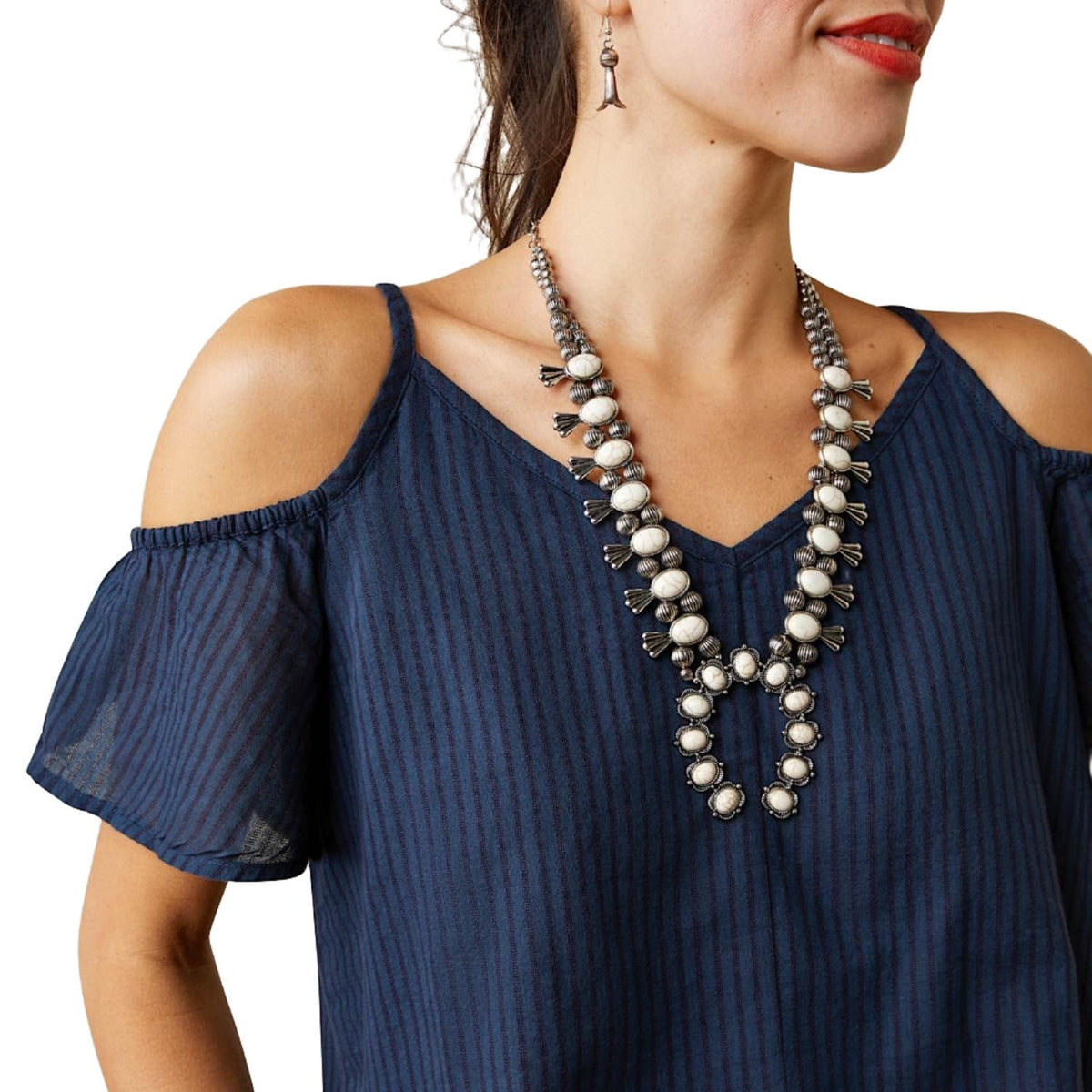 Ariat Womens Dolly Top Midnight Navy - Ariat Womens Tops