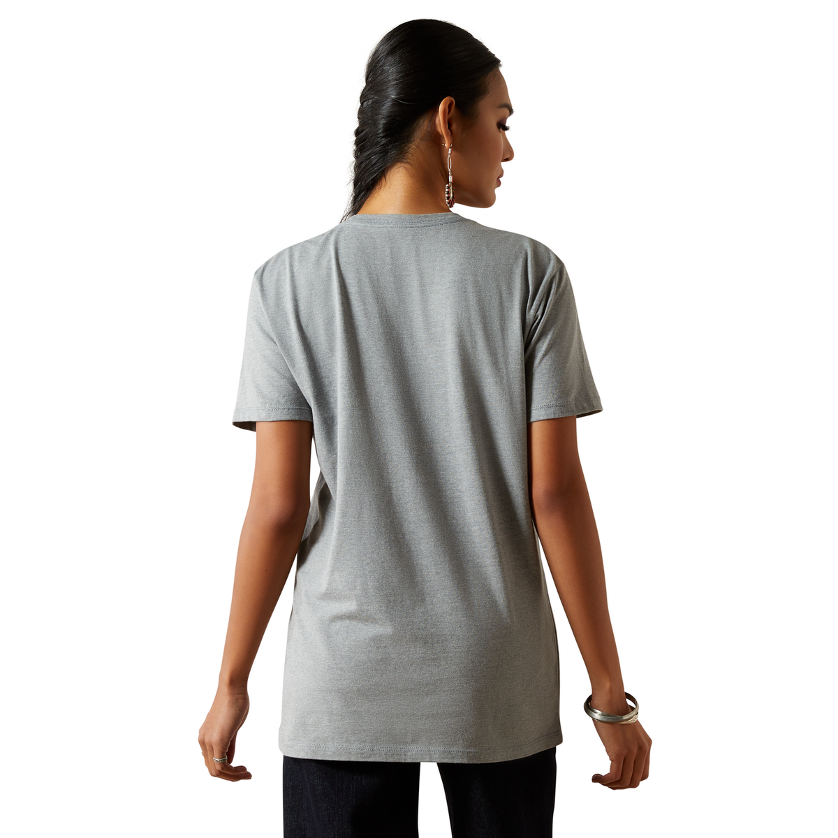 Ariat Womens DonâT Press Your Luck Tee - Iceberg