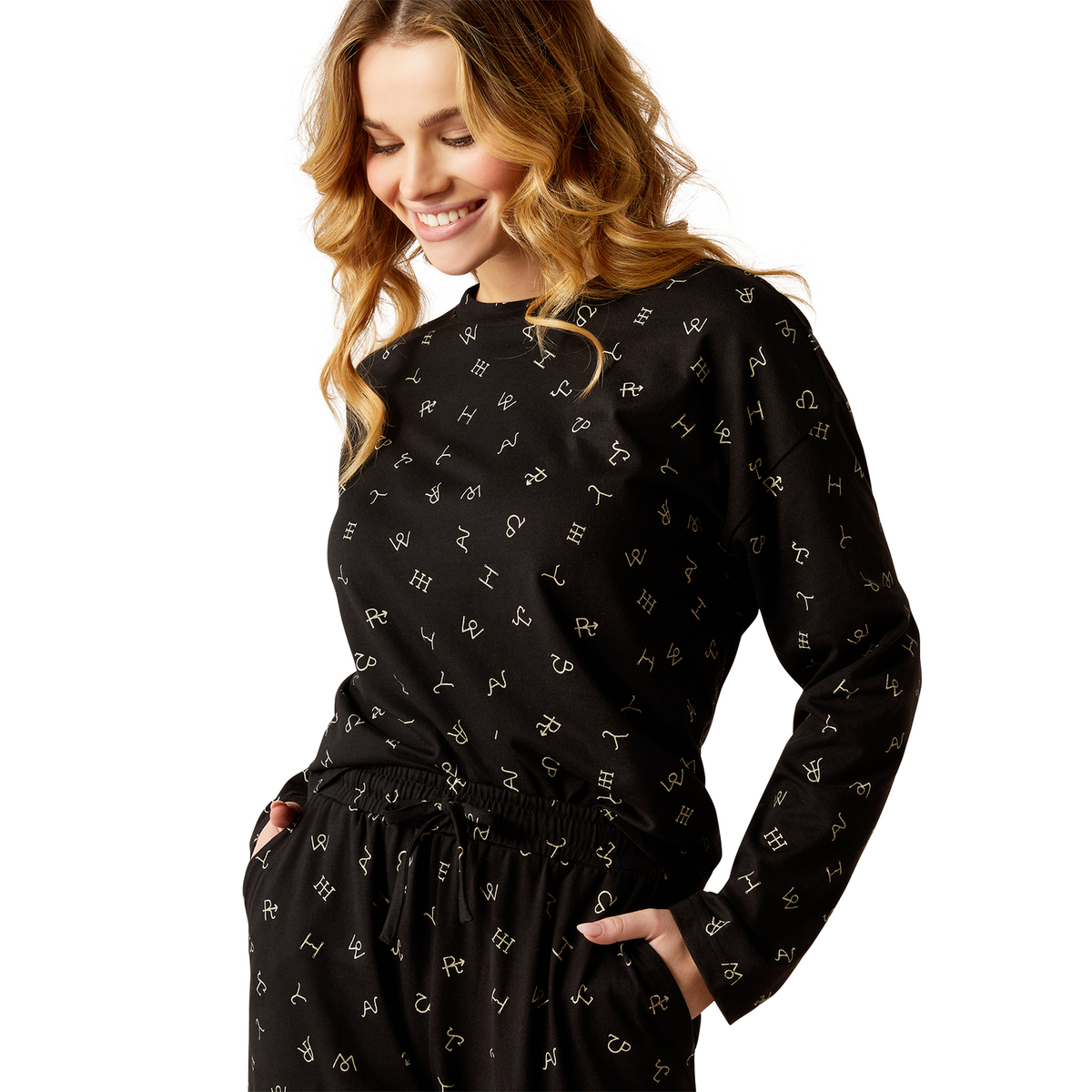Ariat Women’s Dreams Pajama Set - Black