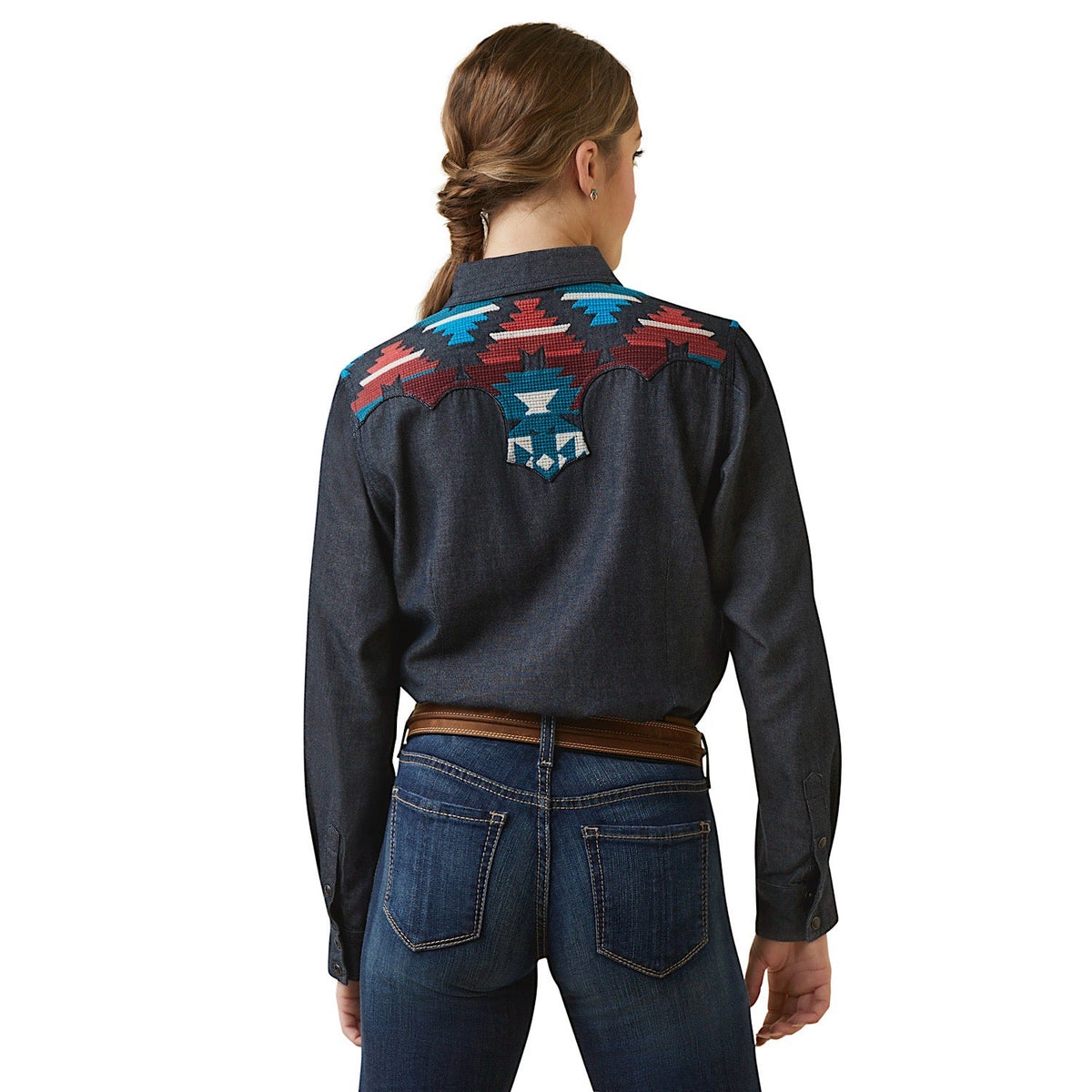 Ariat Womens Dutton Snap Shirt Rinseed
