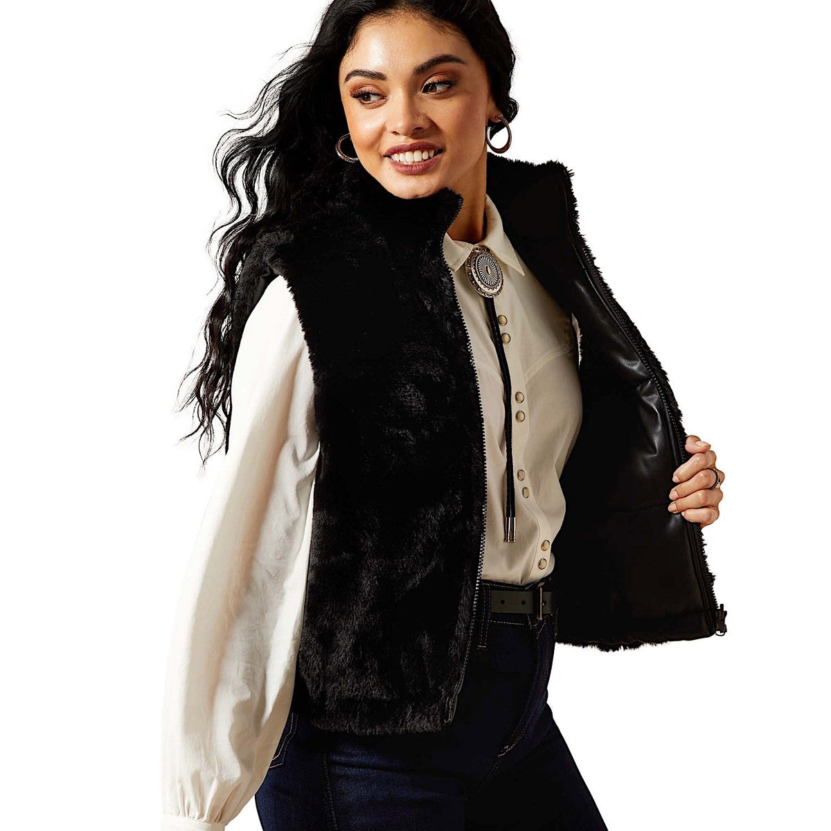 Ariat Women’s Echo Reversible Vest - Black