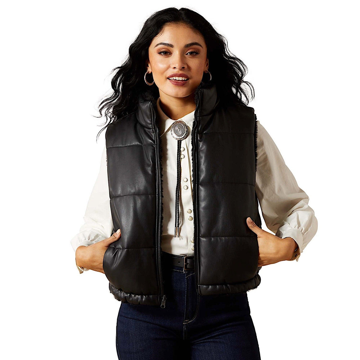 Ariat Women’s Echo Reversible Vest - Black