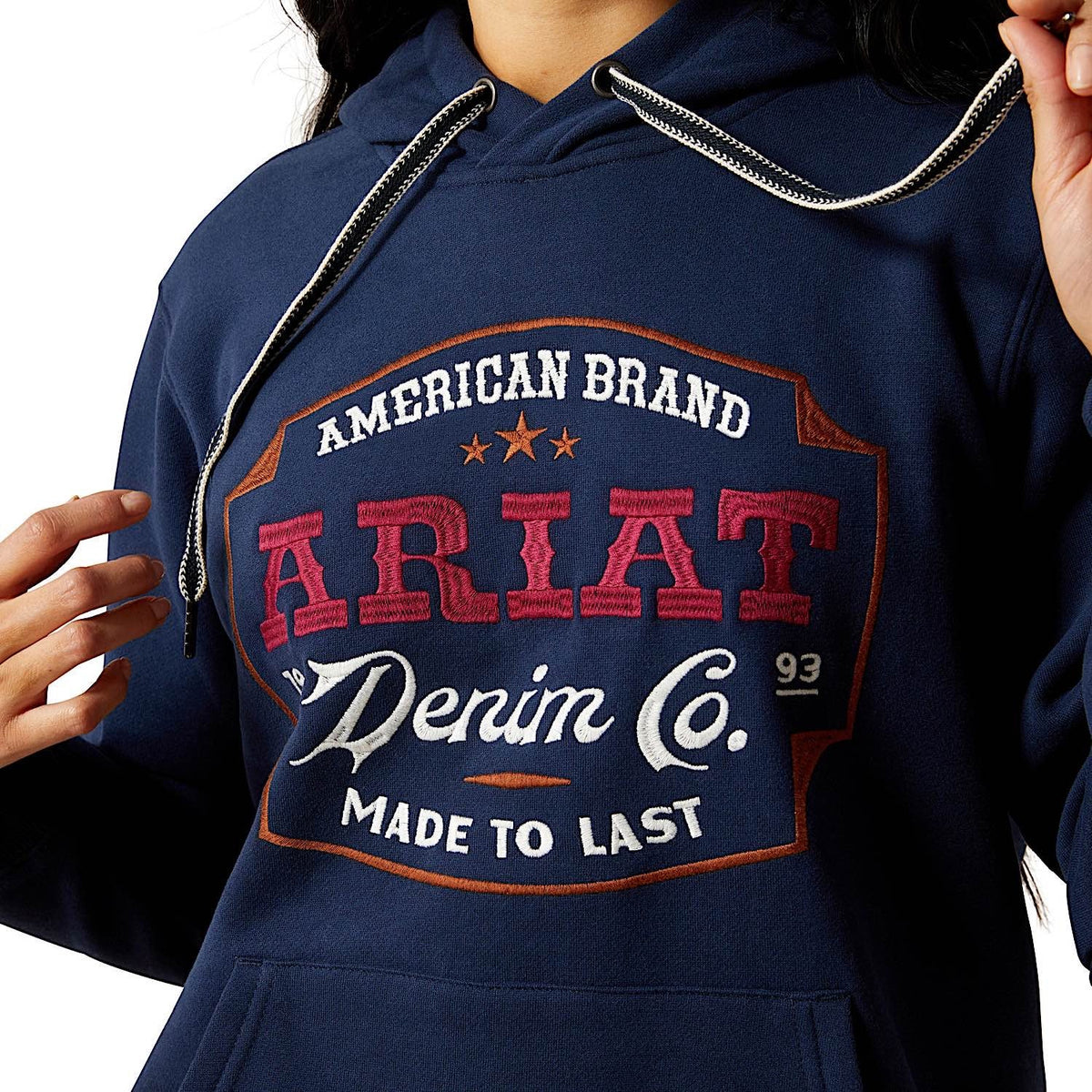 Ariat Women’s Emblem Hoodie - Dress Blues