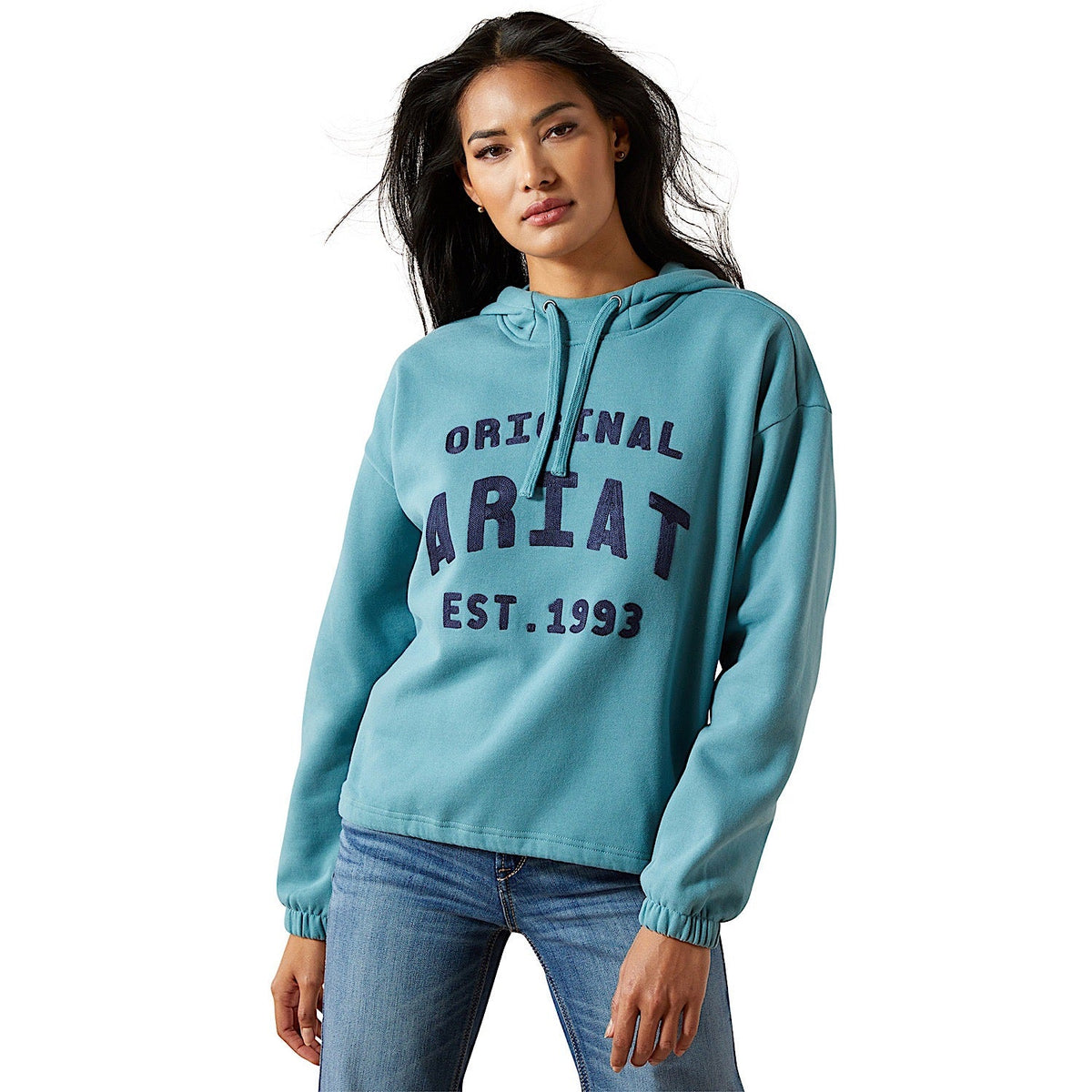 Ariat Womens Essential Hoodie - Brittany Blue